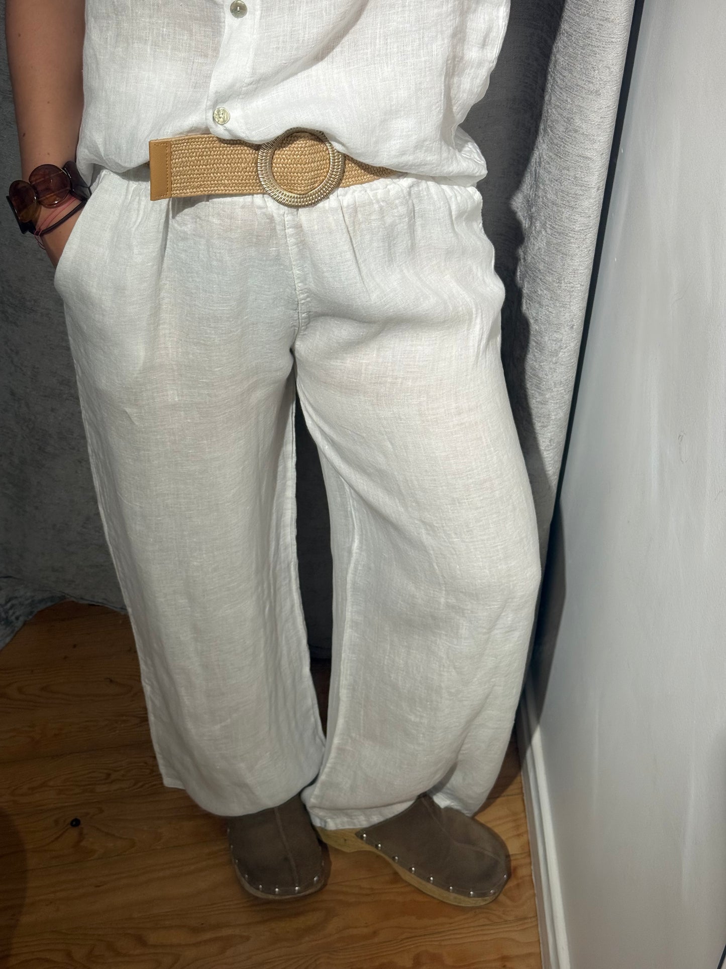 Pantalón Lino Largo