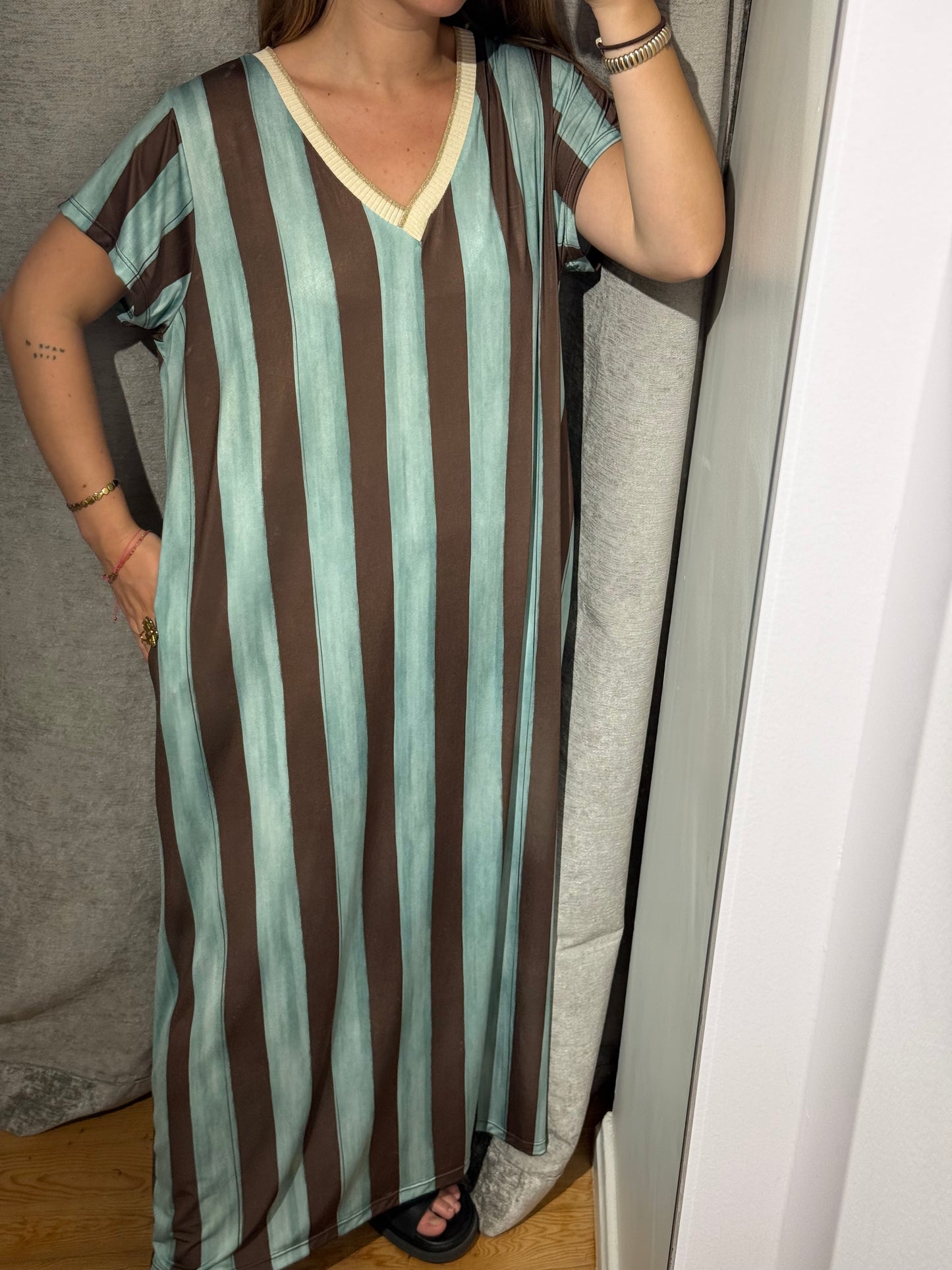 Vestido Large Rayas