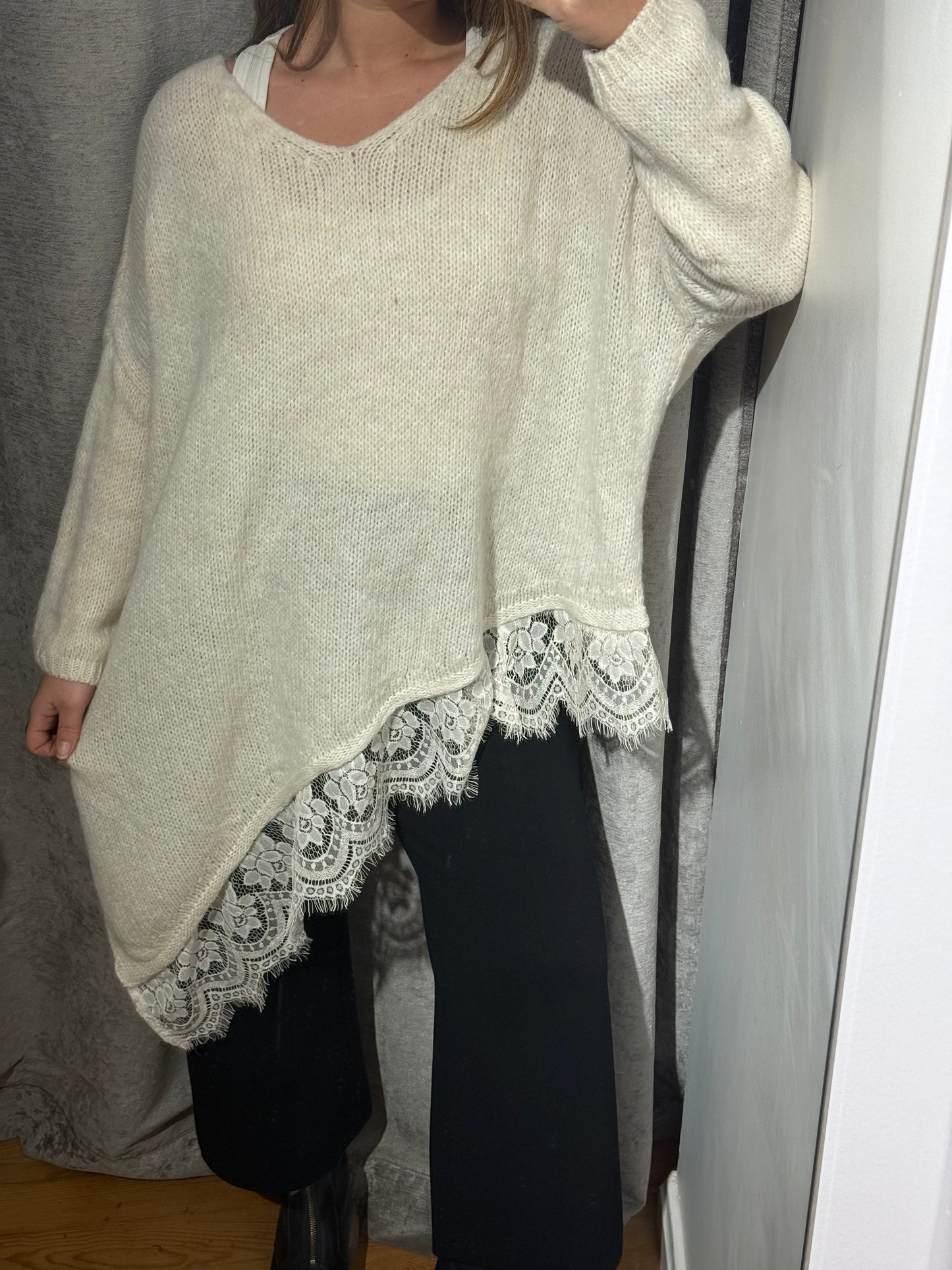 Jersey Asimétrico Puntilla