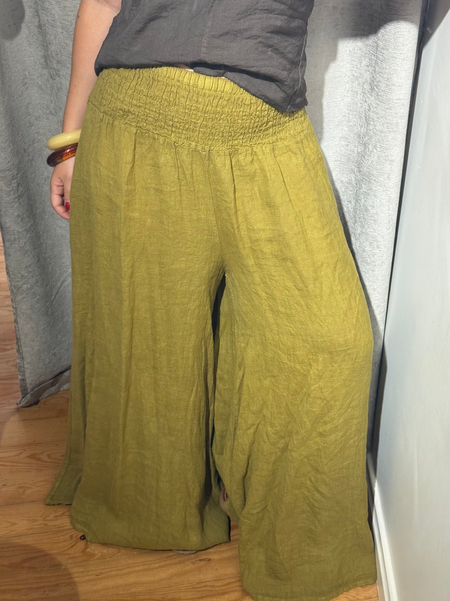 Pantalón Lino ancho
