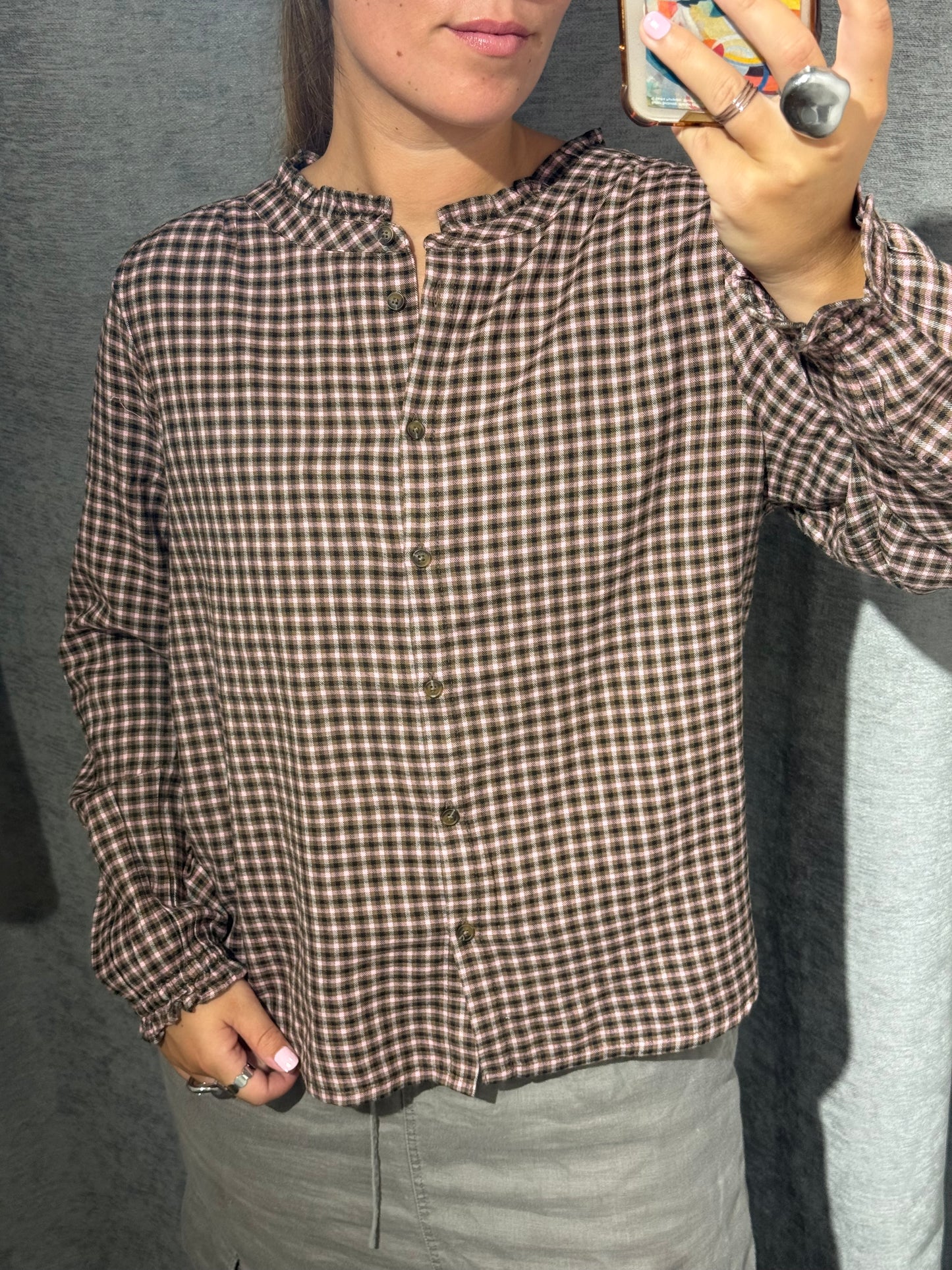 Blusa Cuadros Street One