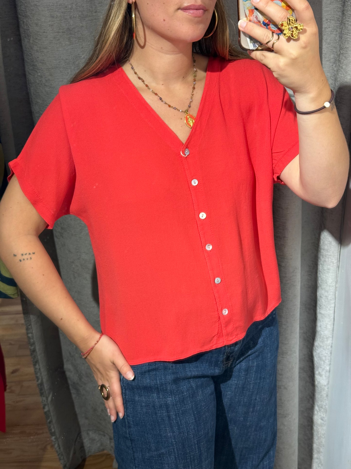 Blusa Manga Corta