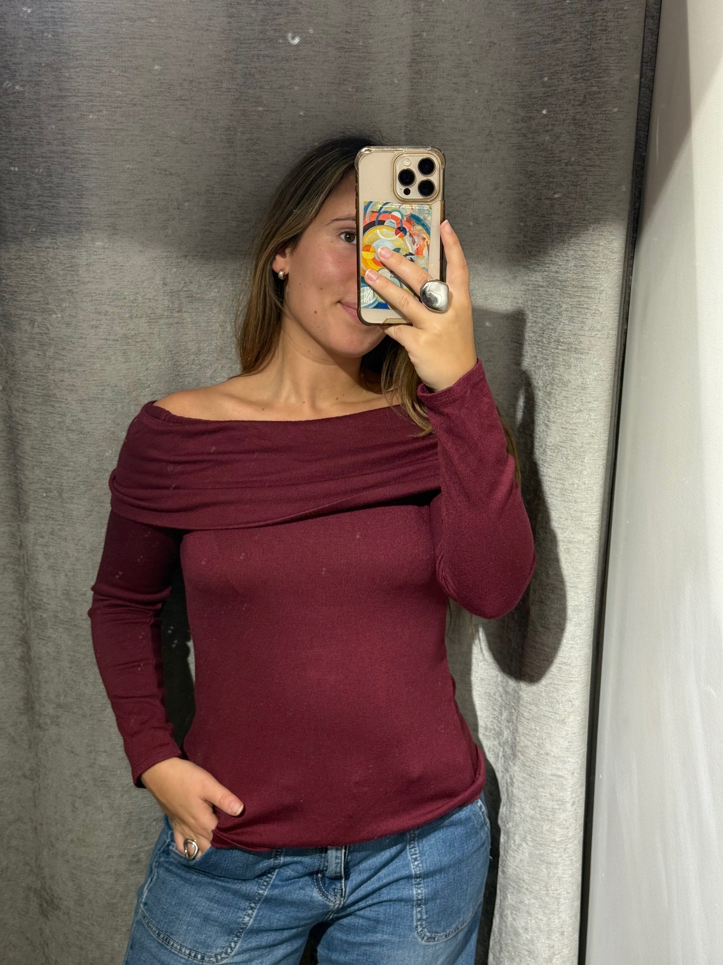 Jersey hombros descubiertos