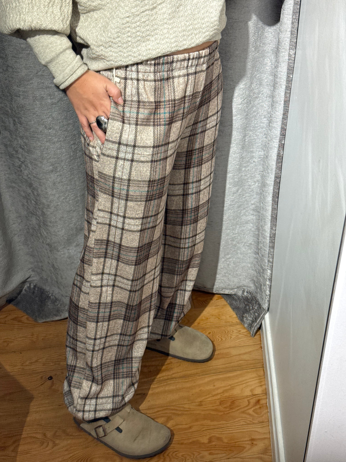 Pantalón Cuadros Goma