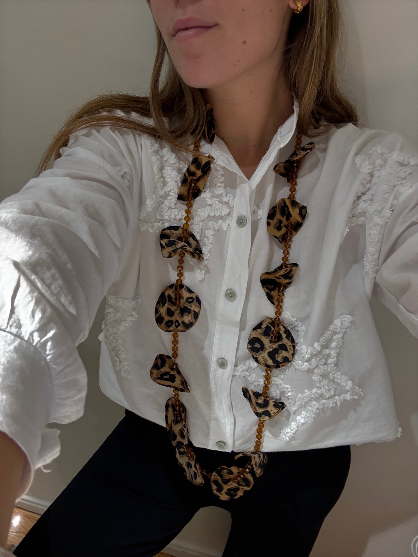 Collar Pétalo Print