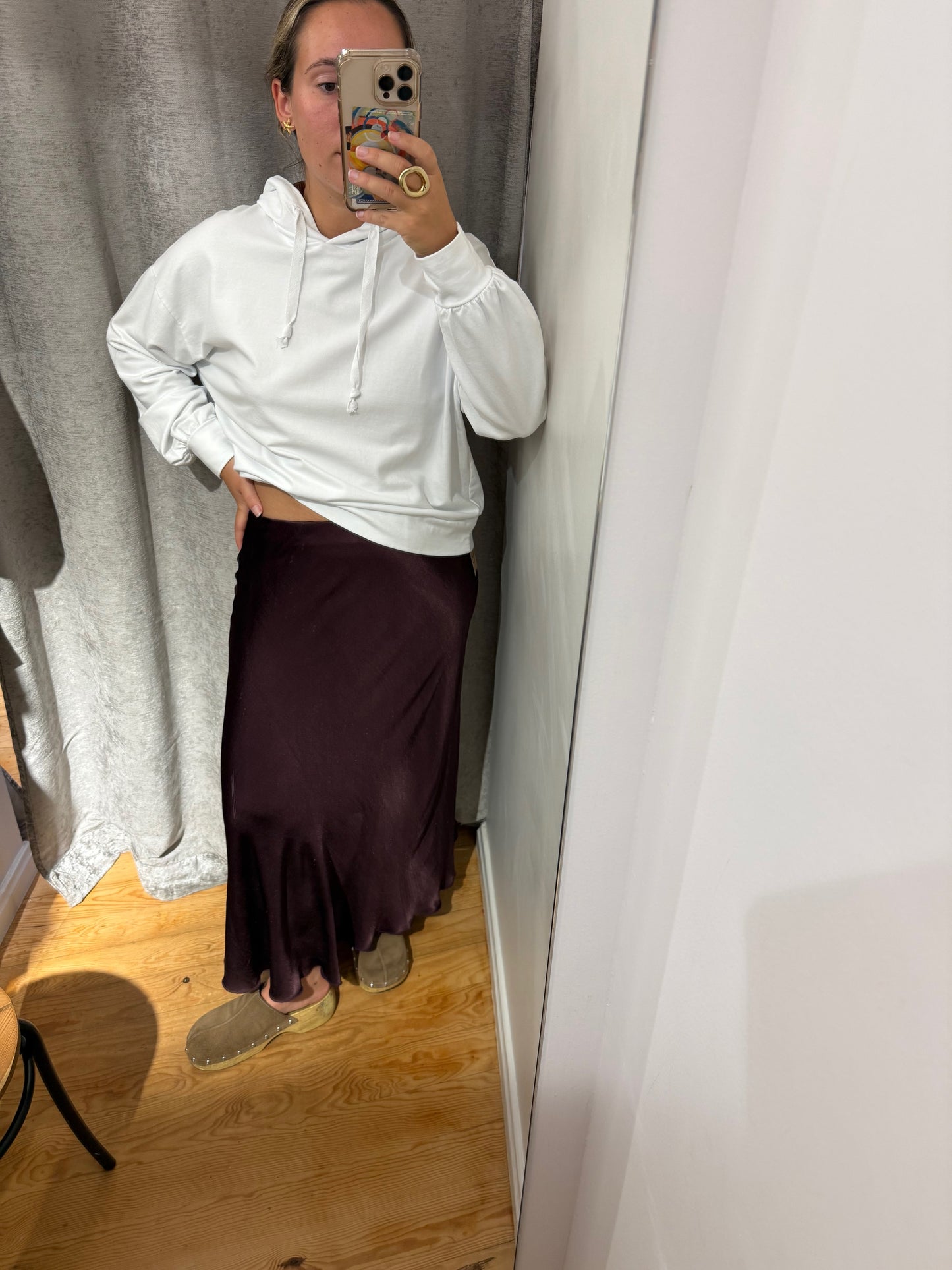 Falda Raso Midi