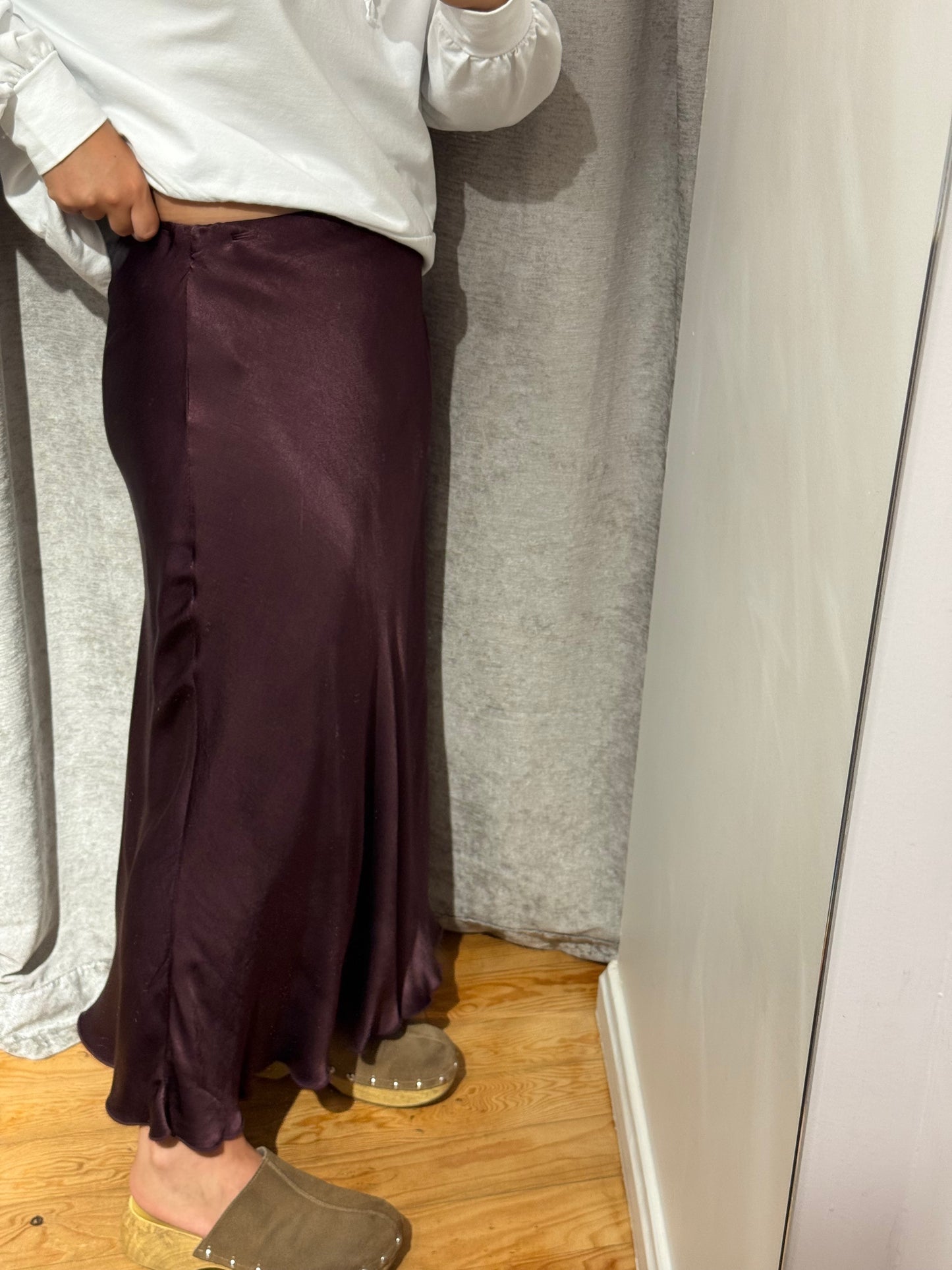 Falda Raso Midi