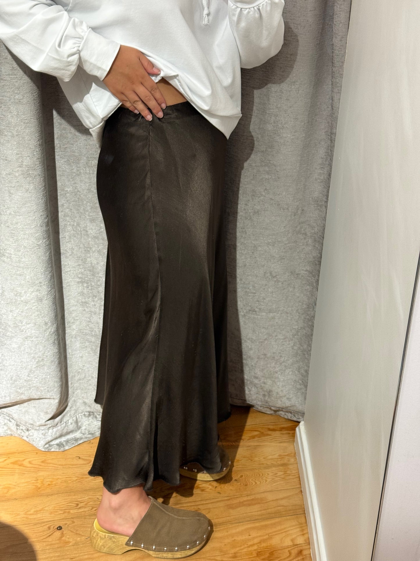 Falda Raso Midi