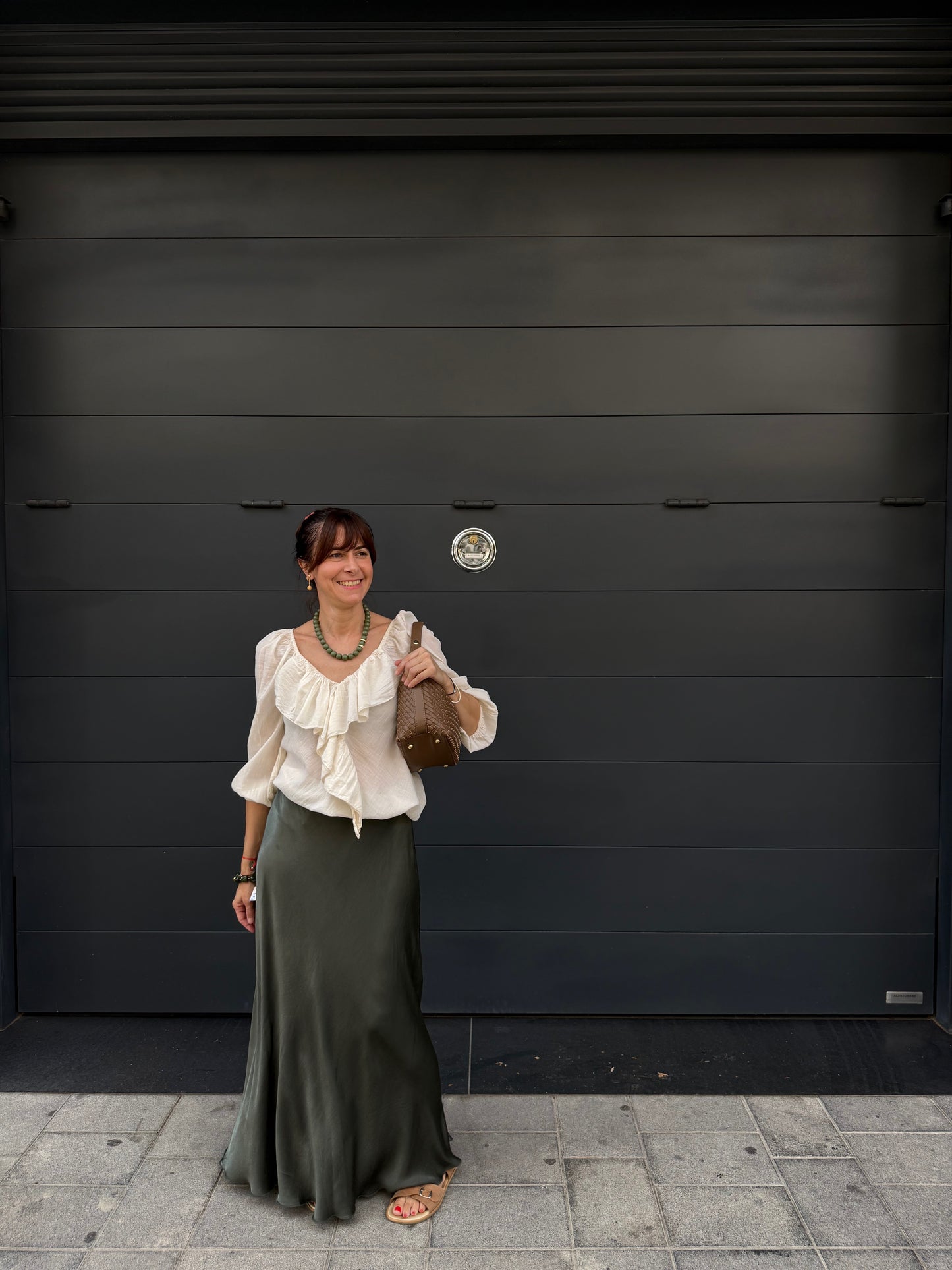 Falda Raso Midi