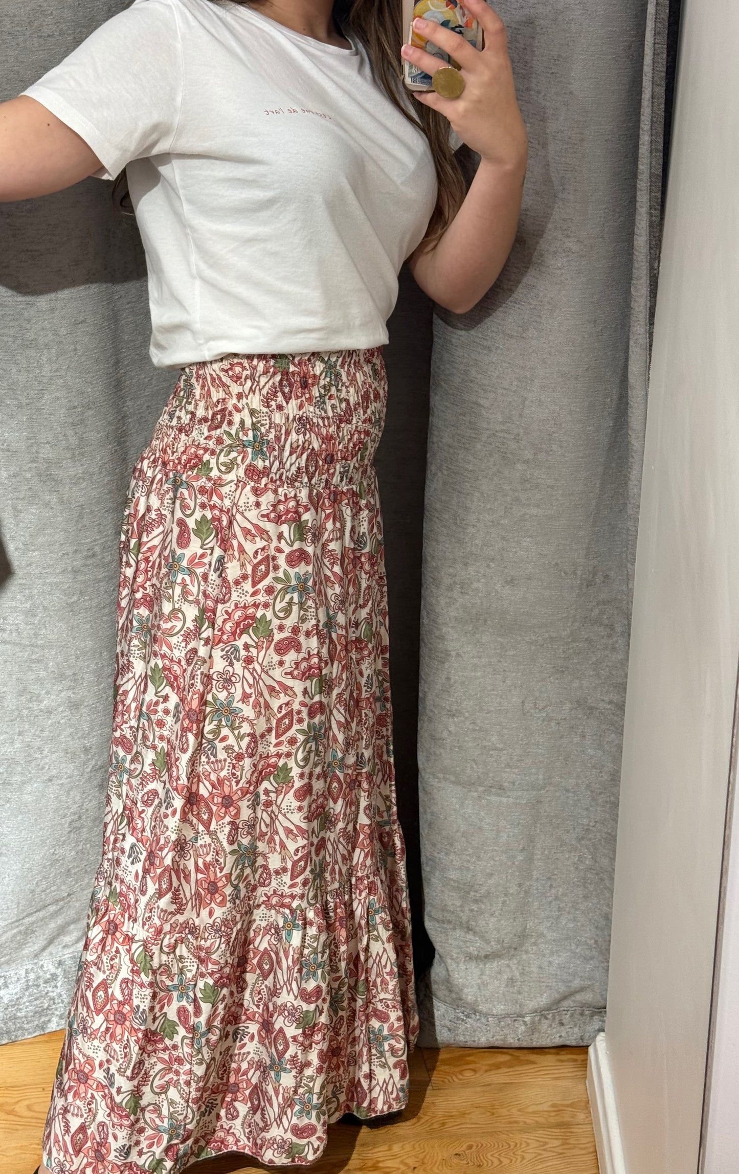 Falda Flores