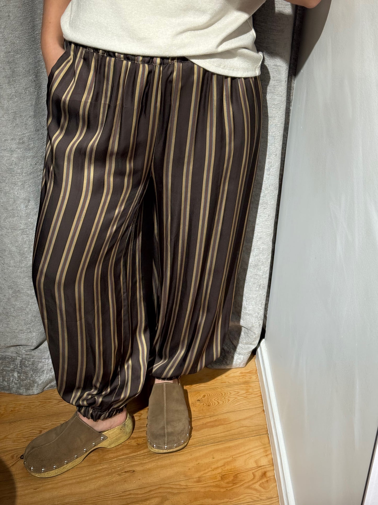 Pantalón Raso Rayado