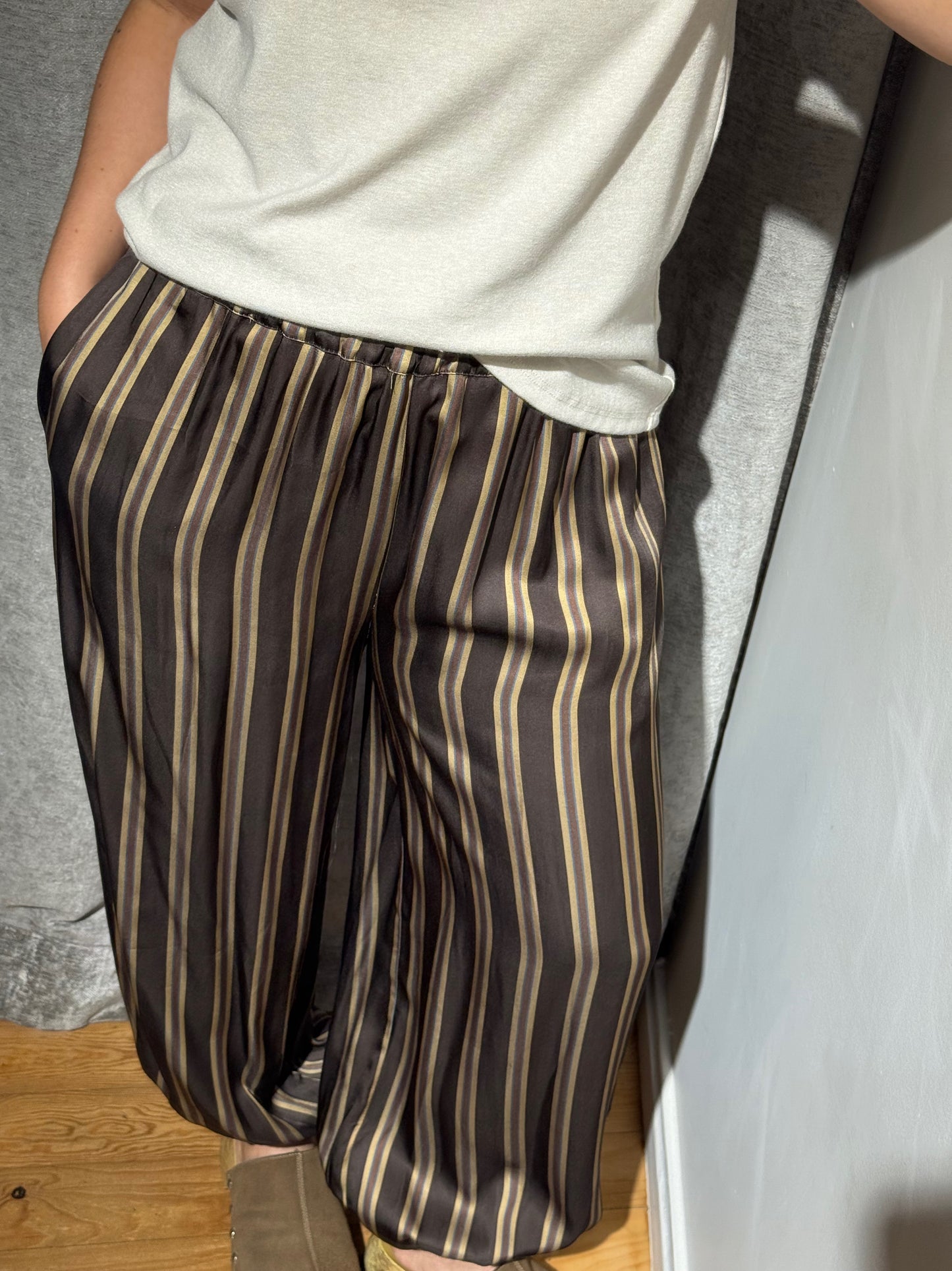 Pantalón Raso Rayado
