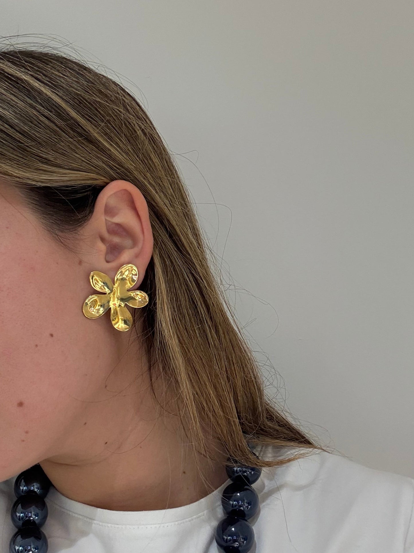 Pendientes Flor (cierre pinza)