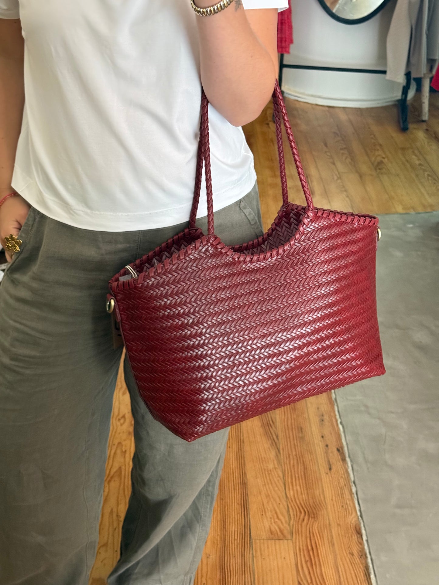Bolso Trenzado Polipiel