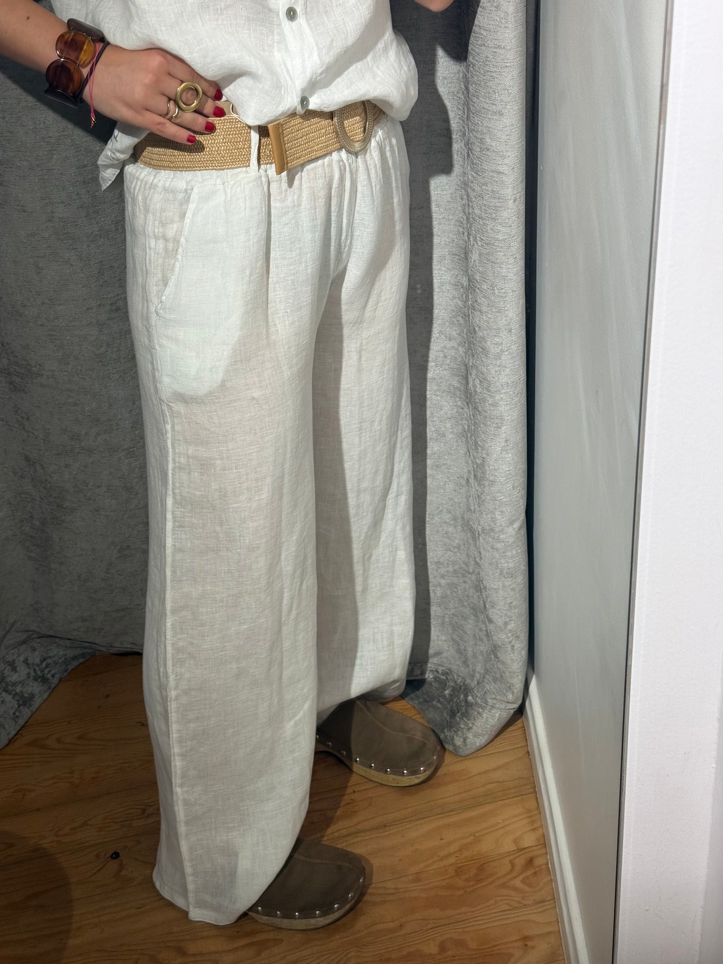 Pantalón Lino Largo