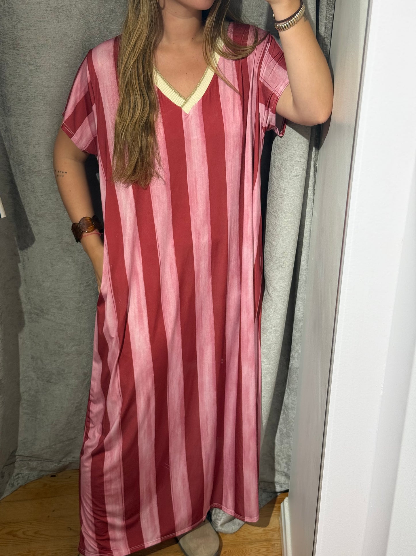 Vestido Large Rayas