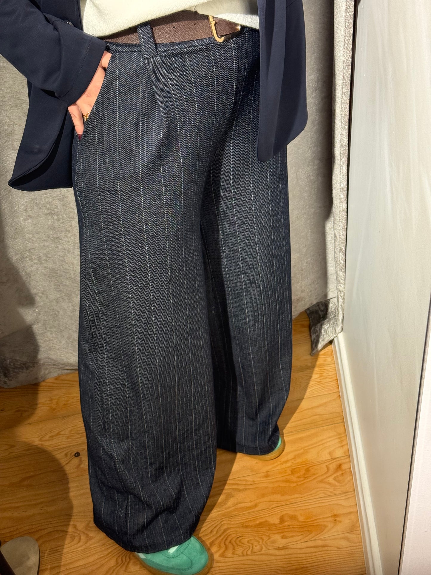 Pantalón Ancho raya