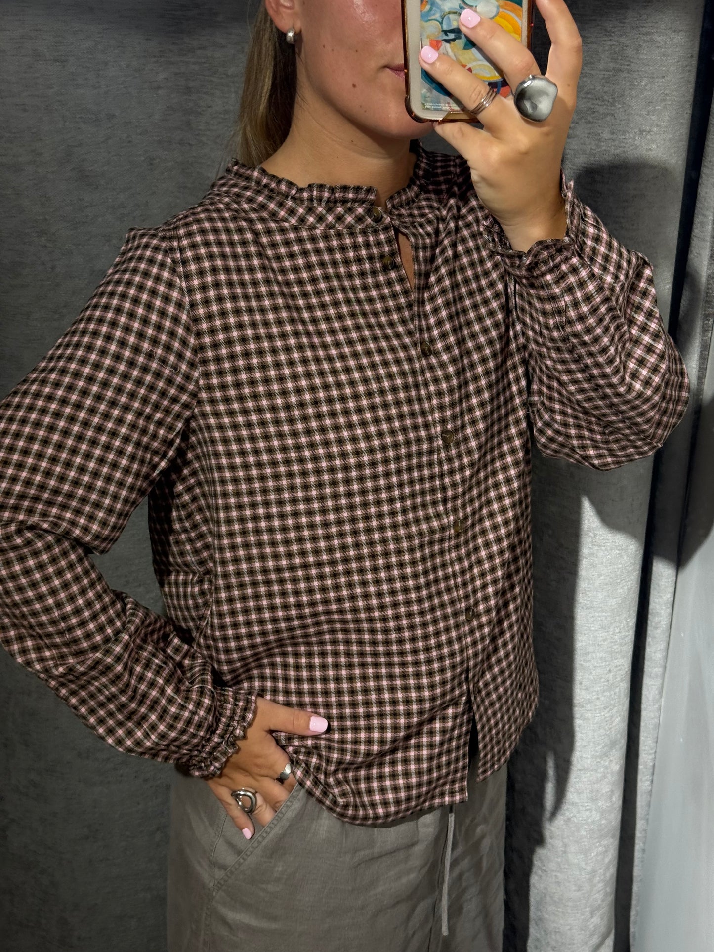 Blusa Cuadros Street One
