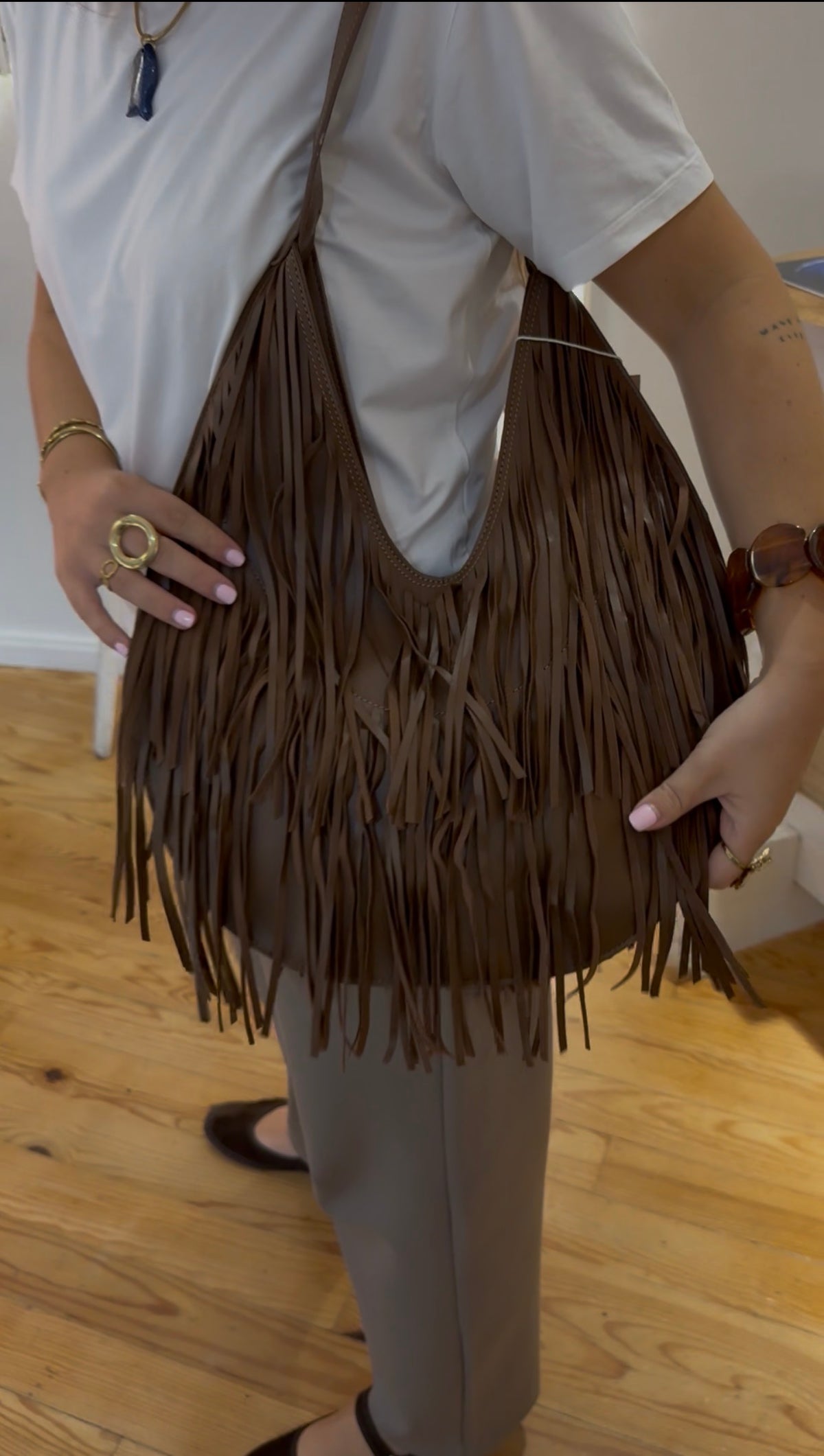 Bolso flecos Cool