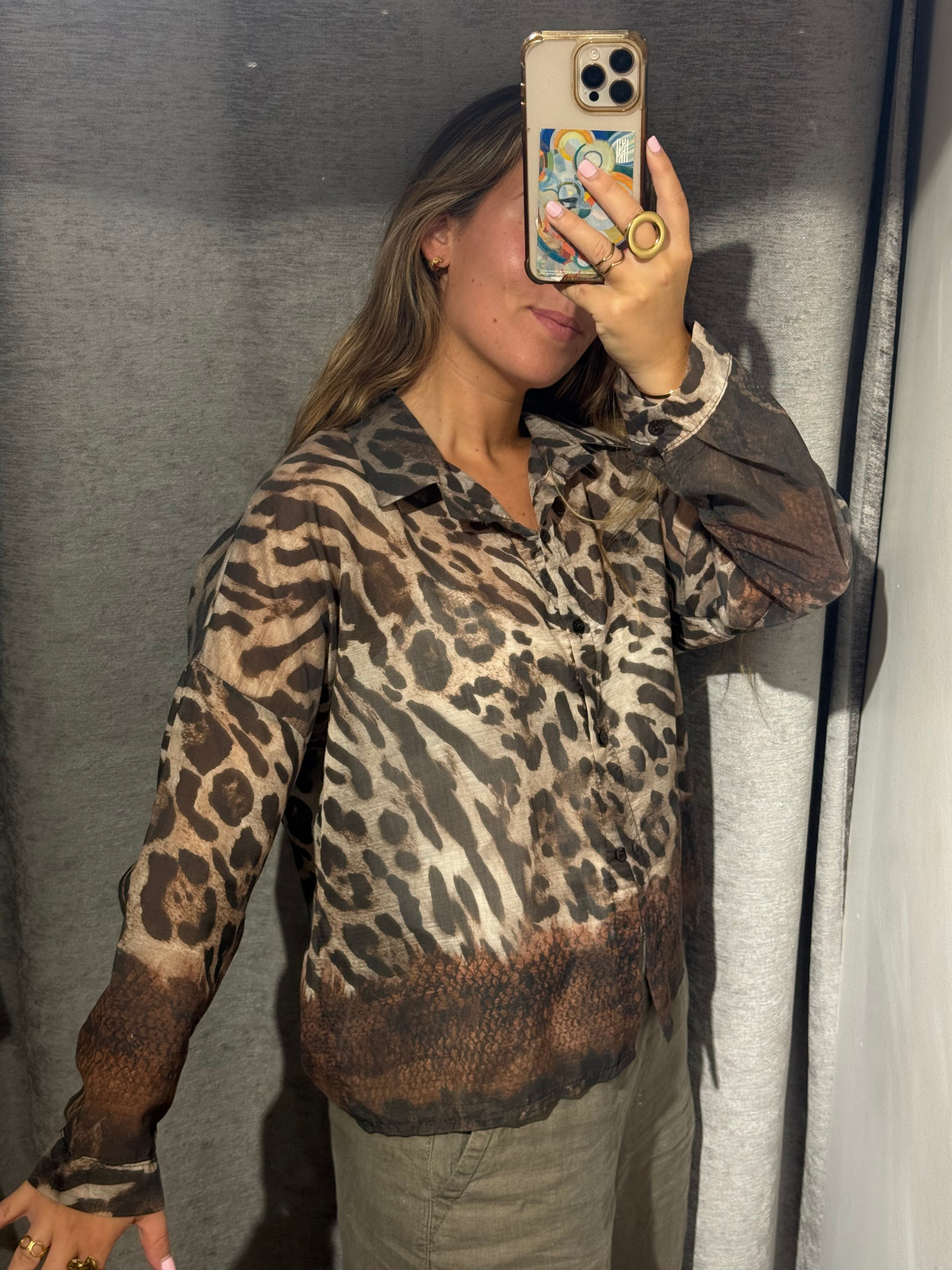Camisa Print Fina
