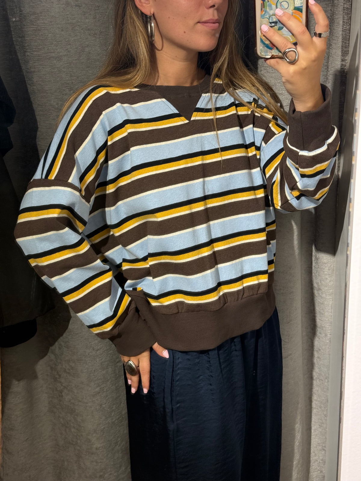 Sudadera Rayada