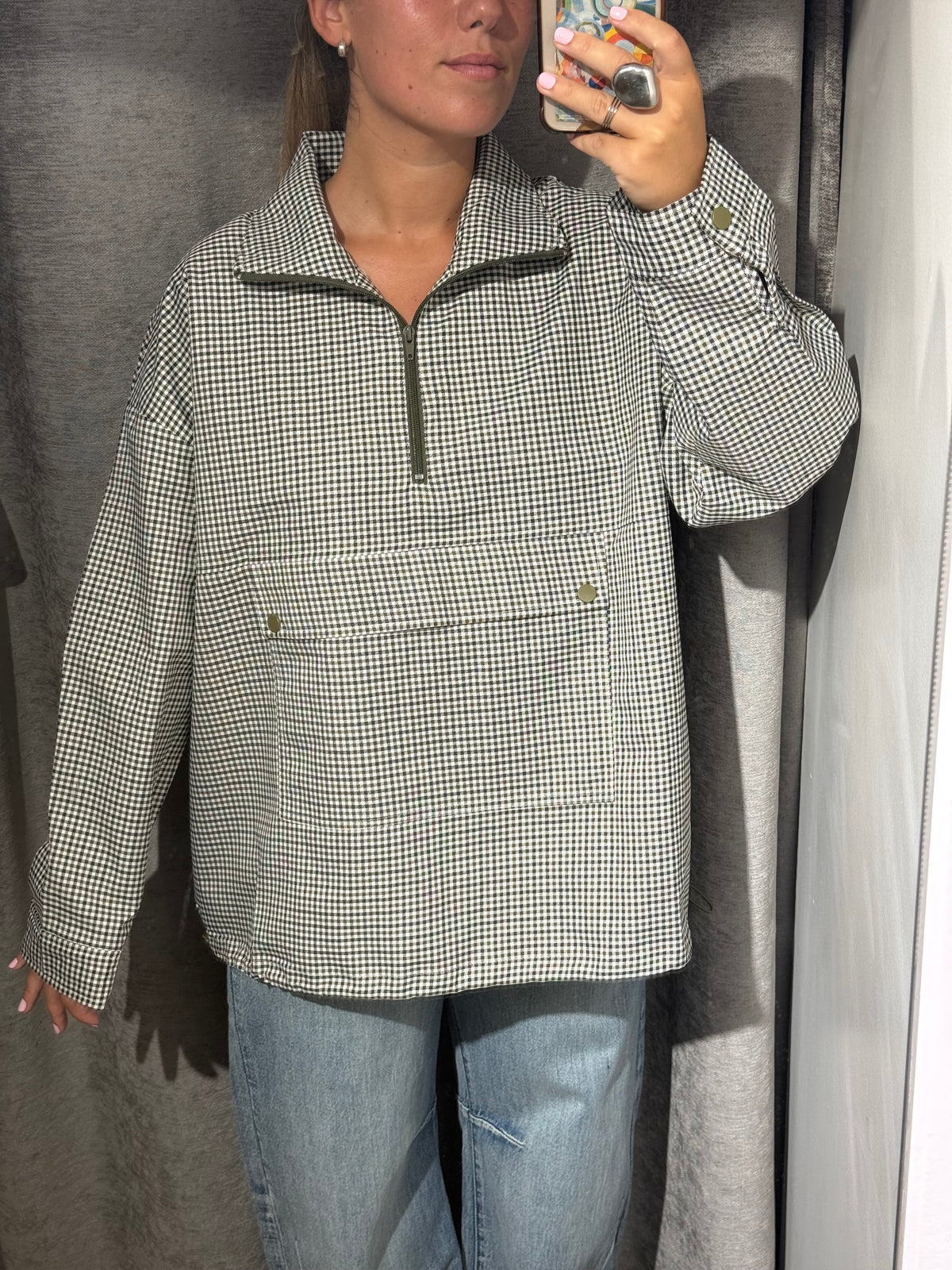Sudadera Efecto Impermeable