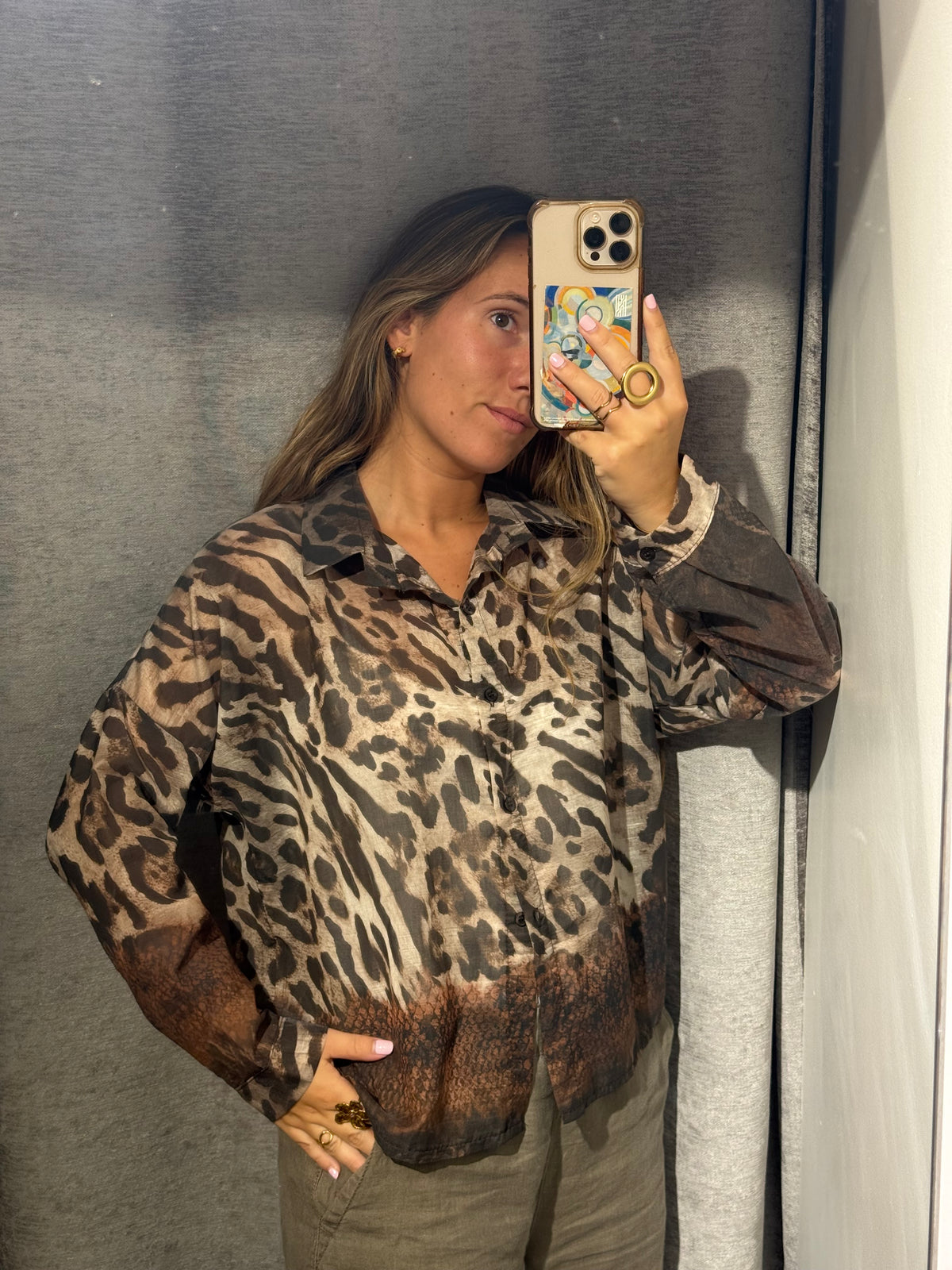 Camisa Print Fina