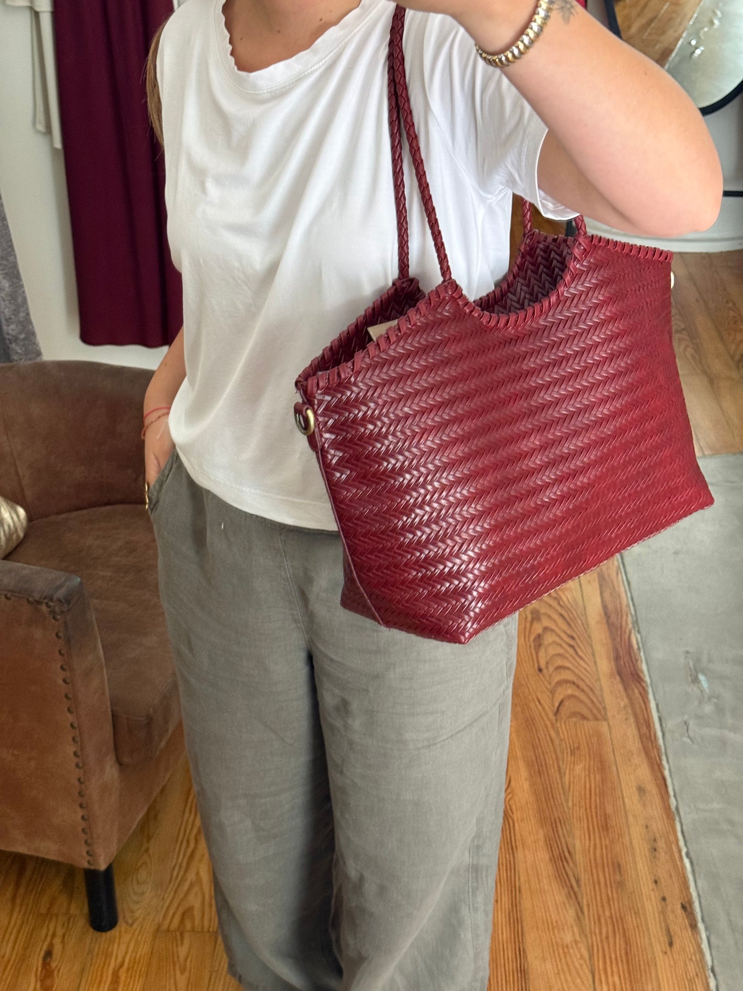 Bolso Trenzado Polipiel