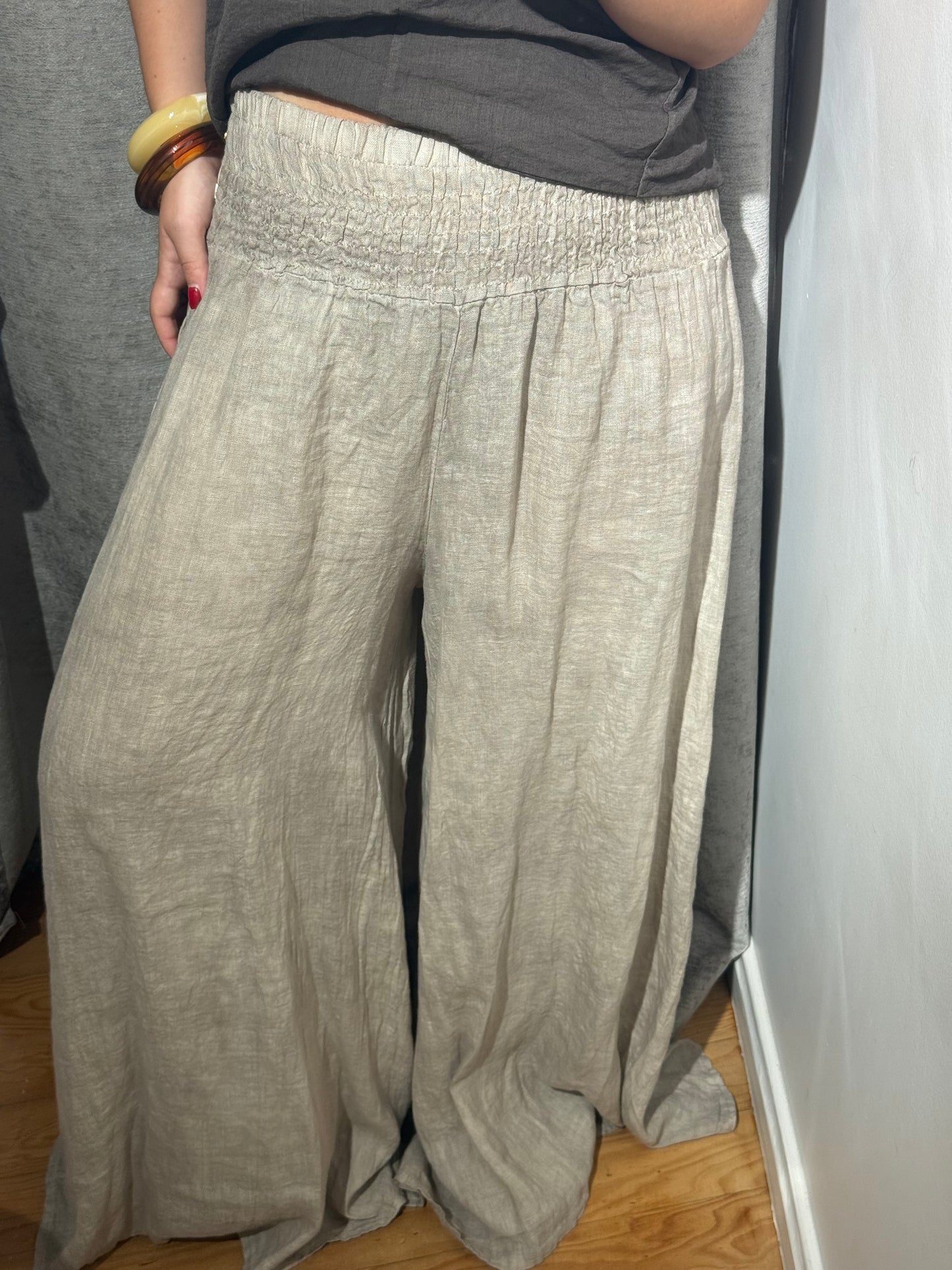 Pantalón Lino ancho