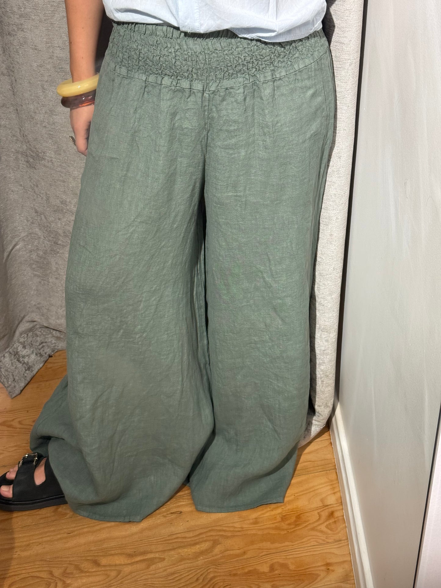 Pantalón Lino ancho