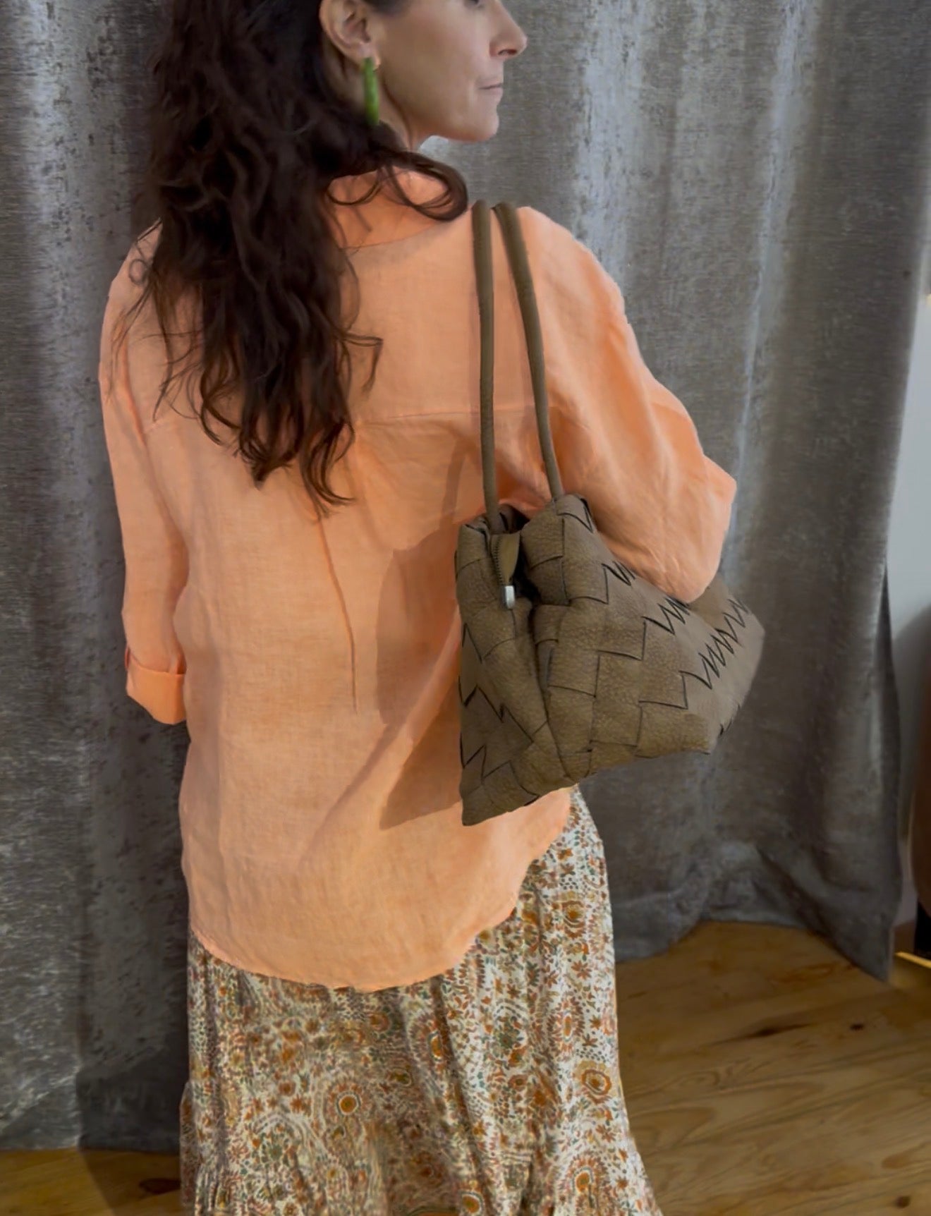 Camisa Lino Flúor