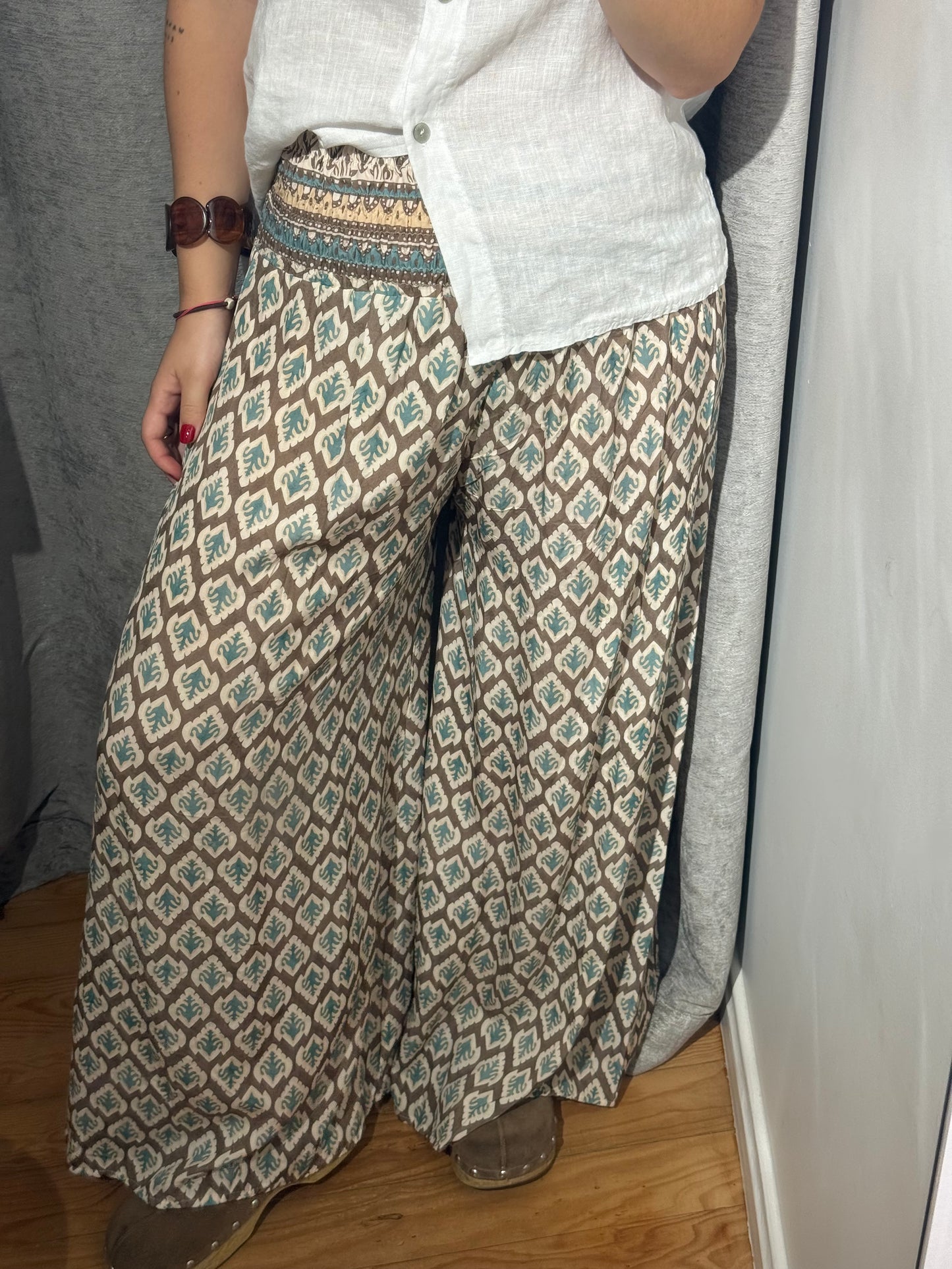 Pantalón Estampado Cenefa