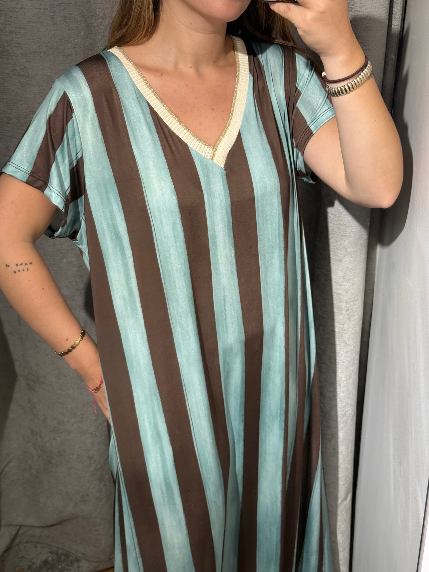 Vestido Large Rayas