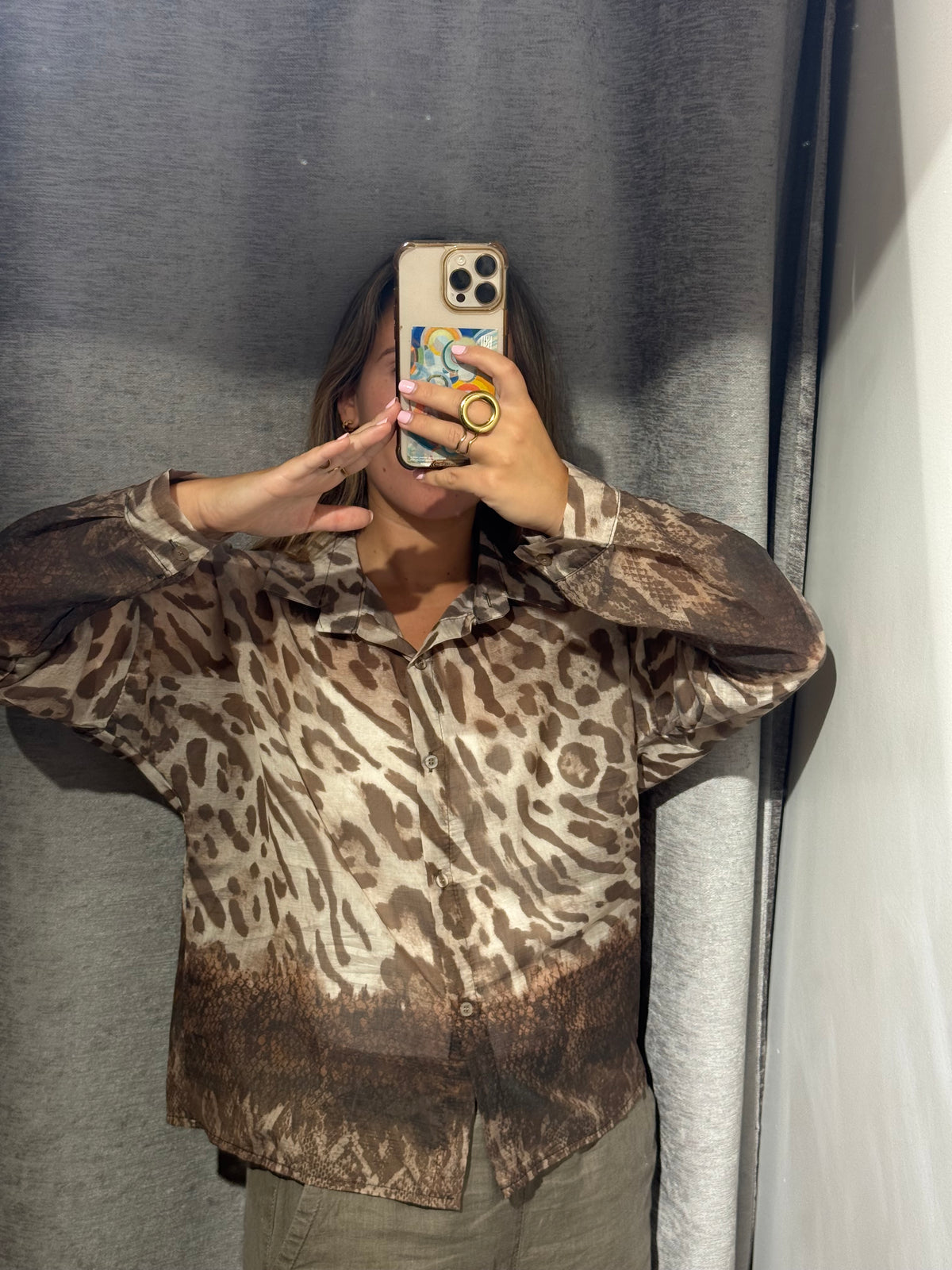 Camisa Print Fina