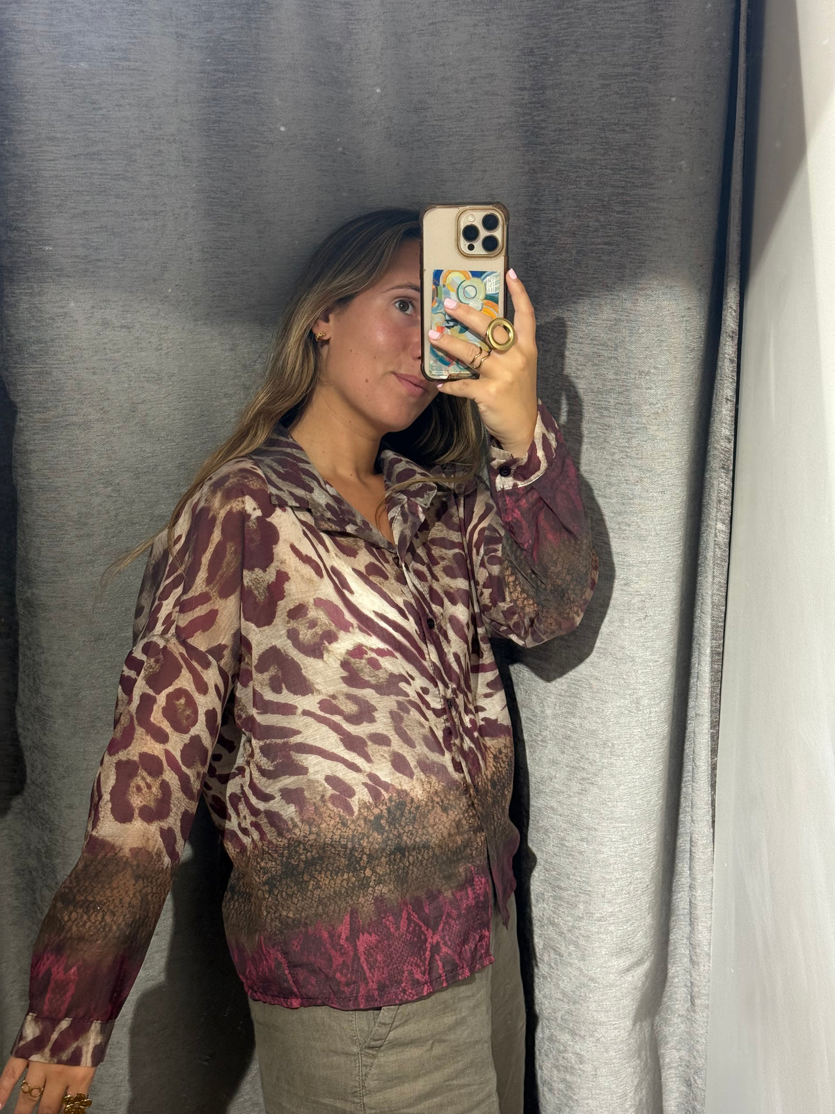 Camisa Print Fina