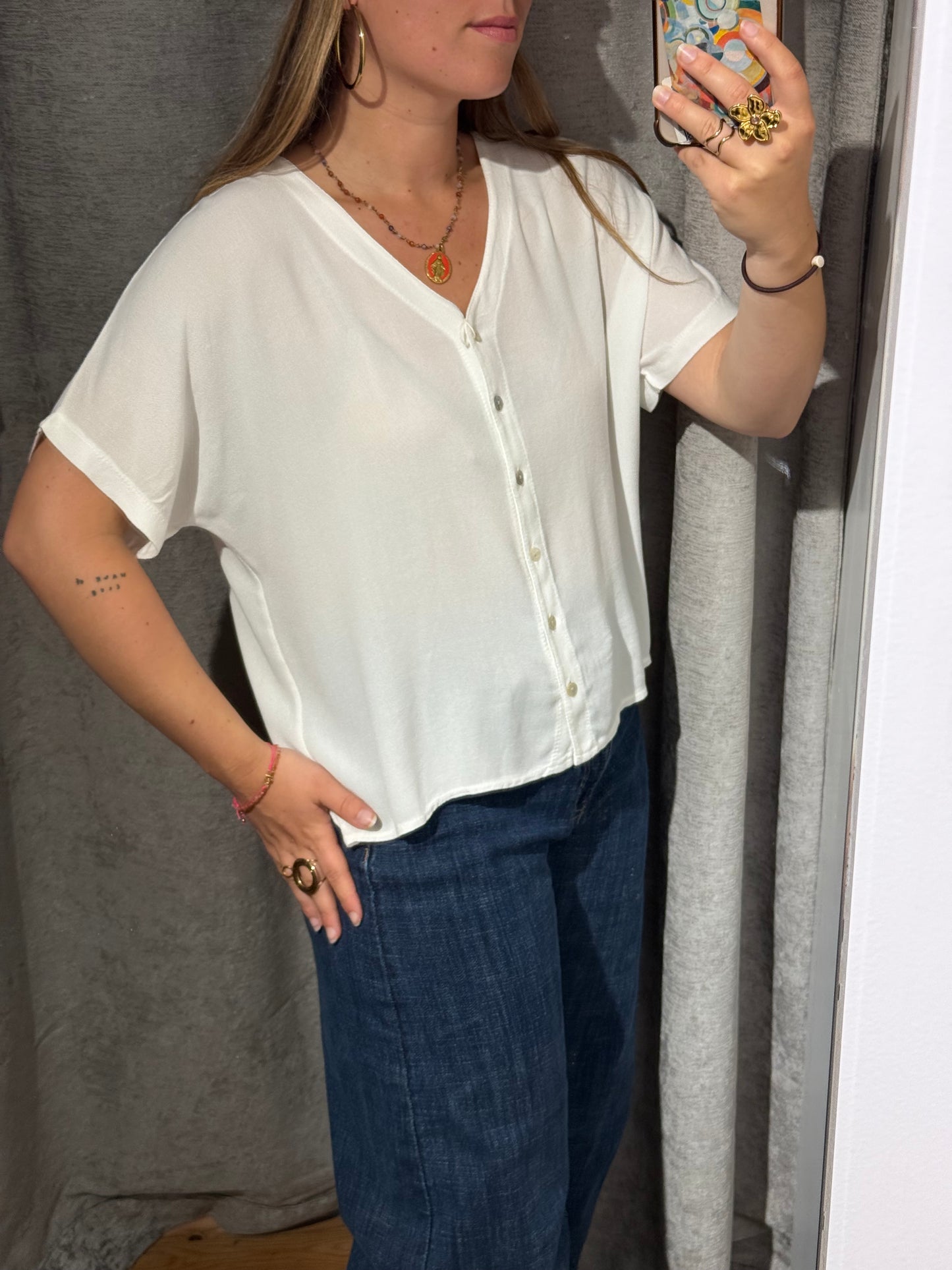 Blusa Manga Corta