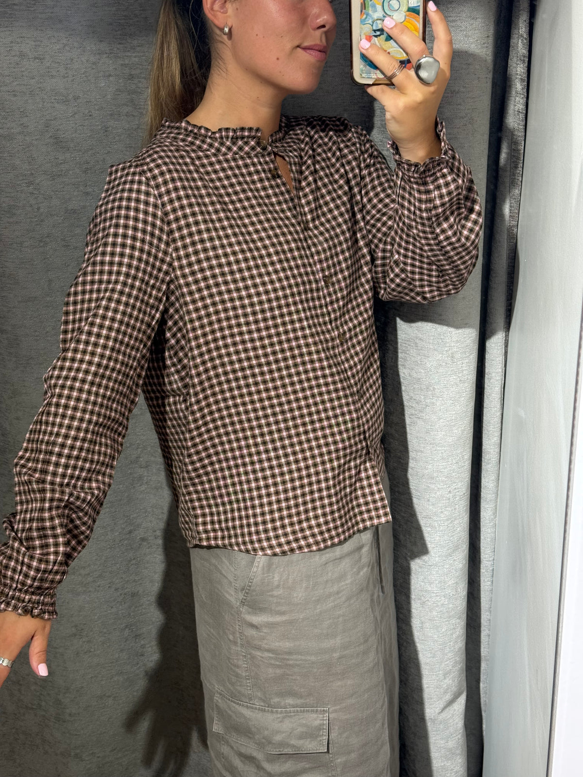 Blusa Cuadros Street One
