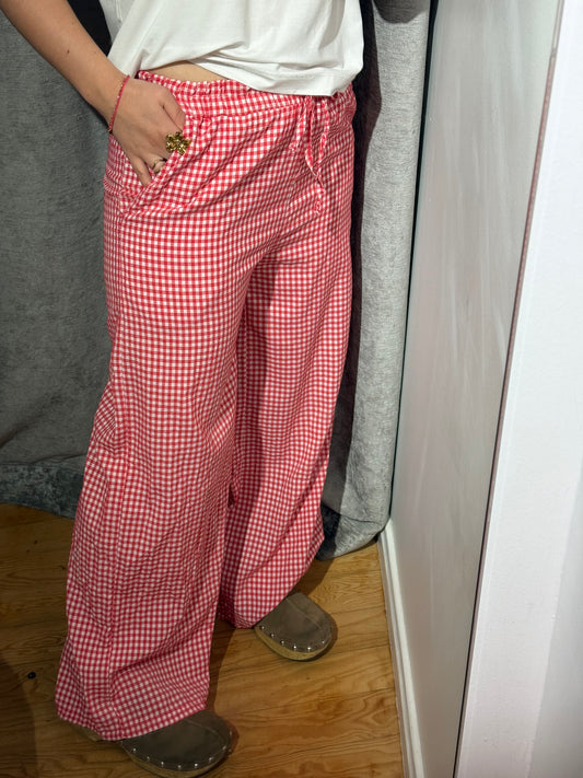 Pantalón Cuadro Vichy Ancho