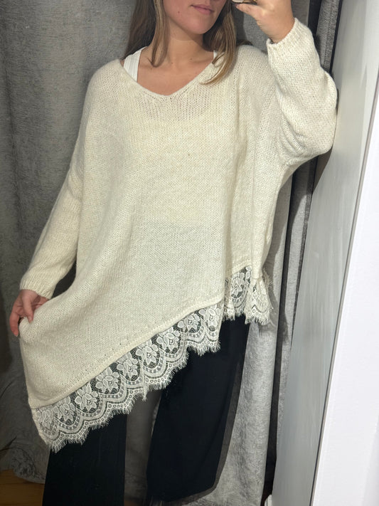 Jersey Asimétrico Puntilla