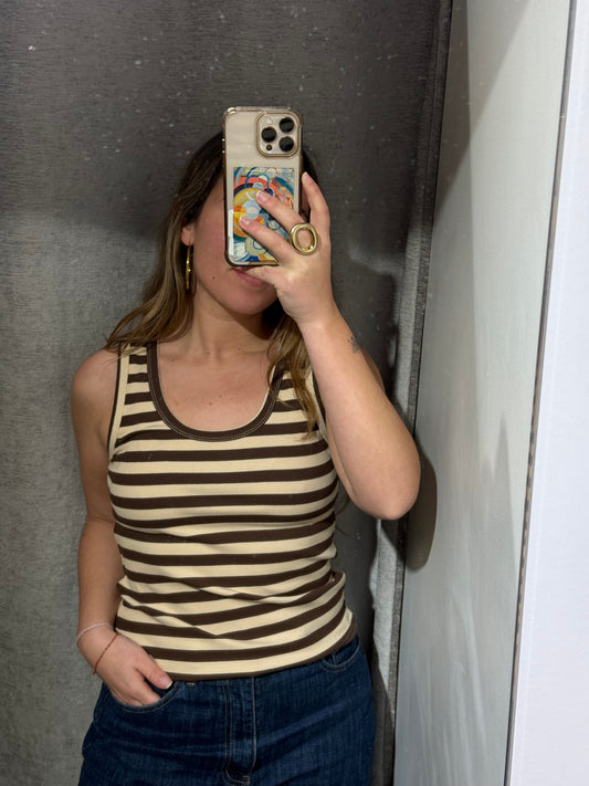 Top tirantes rayas