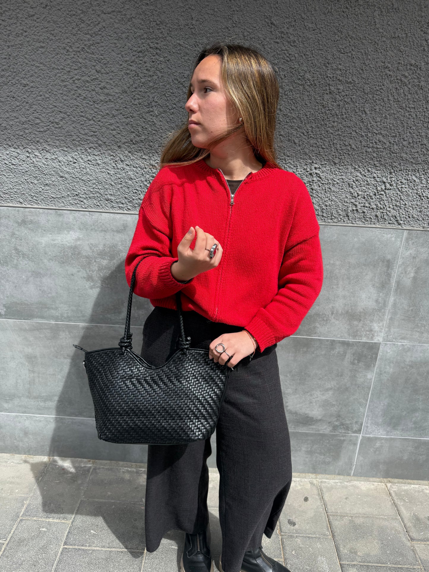 Bolso Trenzado Polipiel