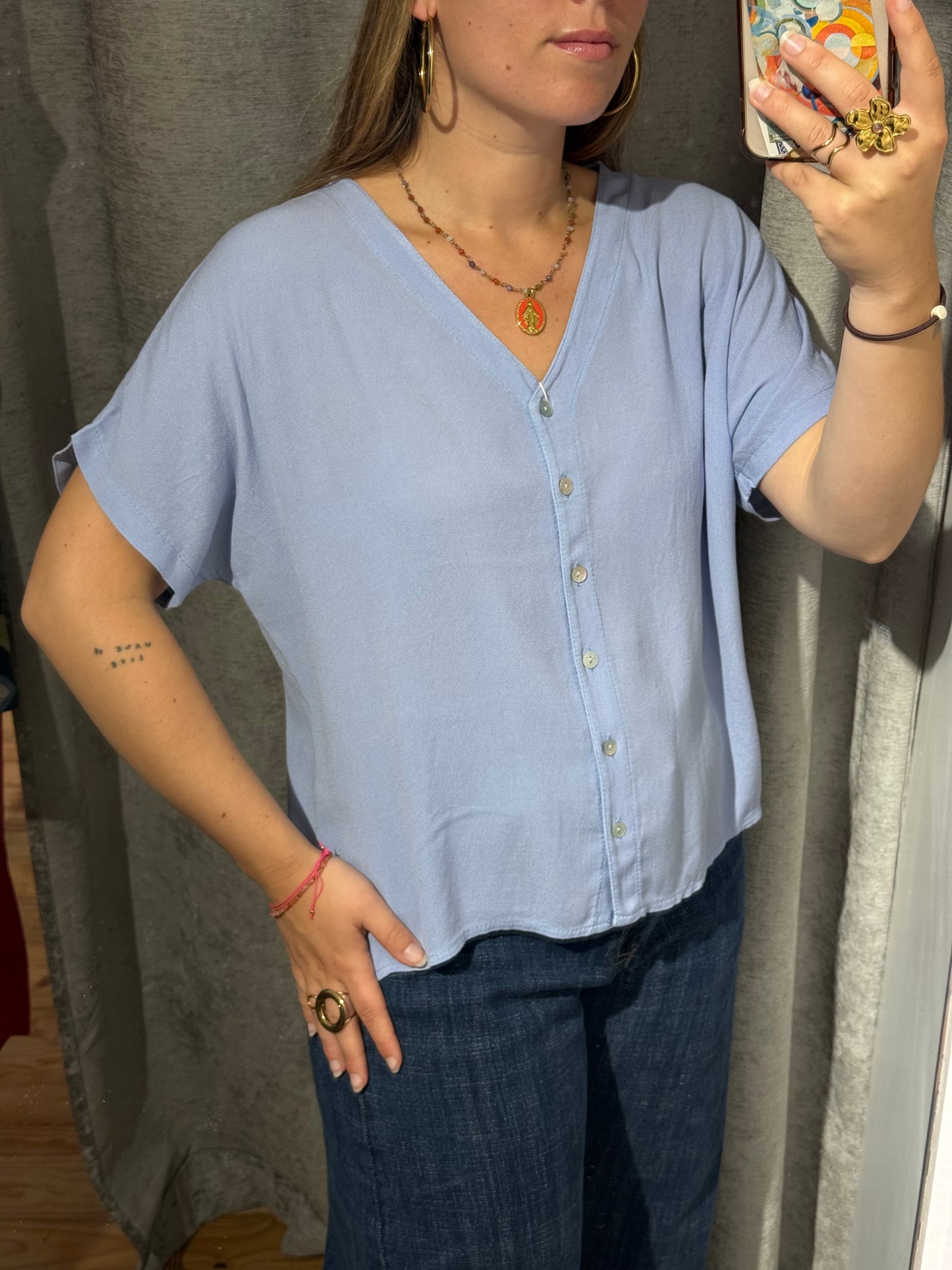 Blusa Manga Corta