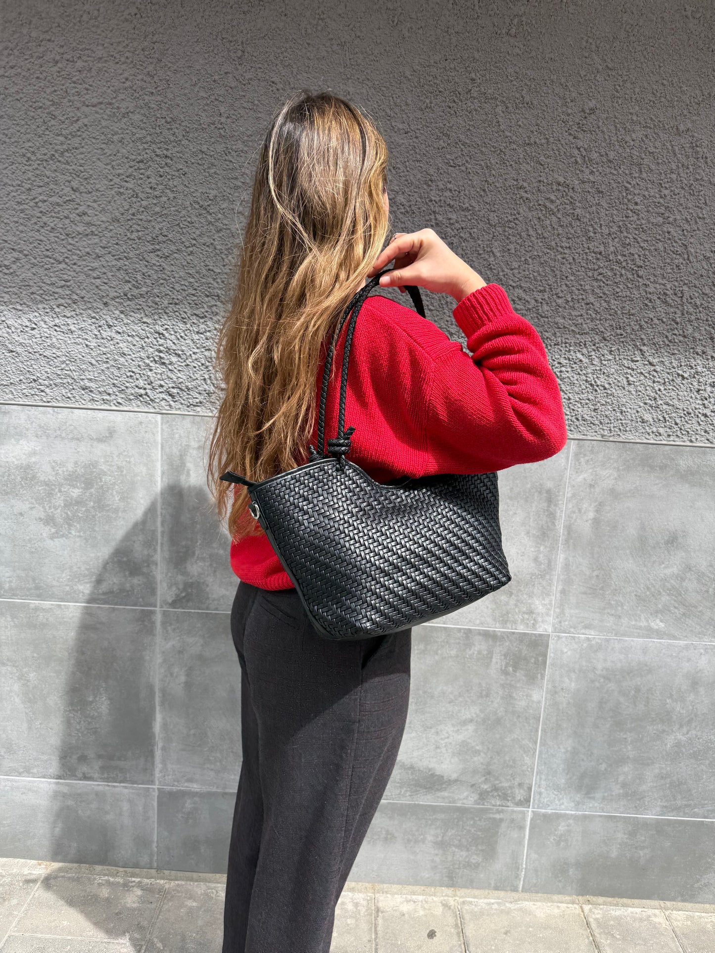 Bolso Trenzado Polipiel