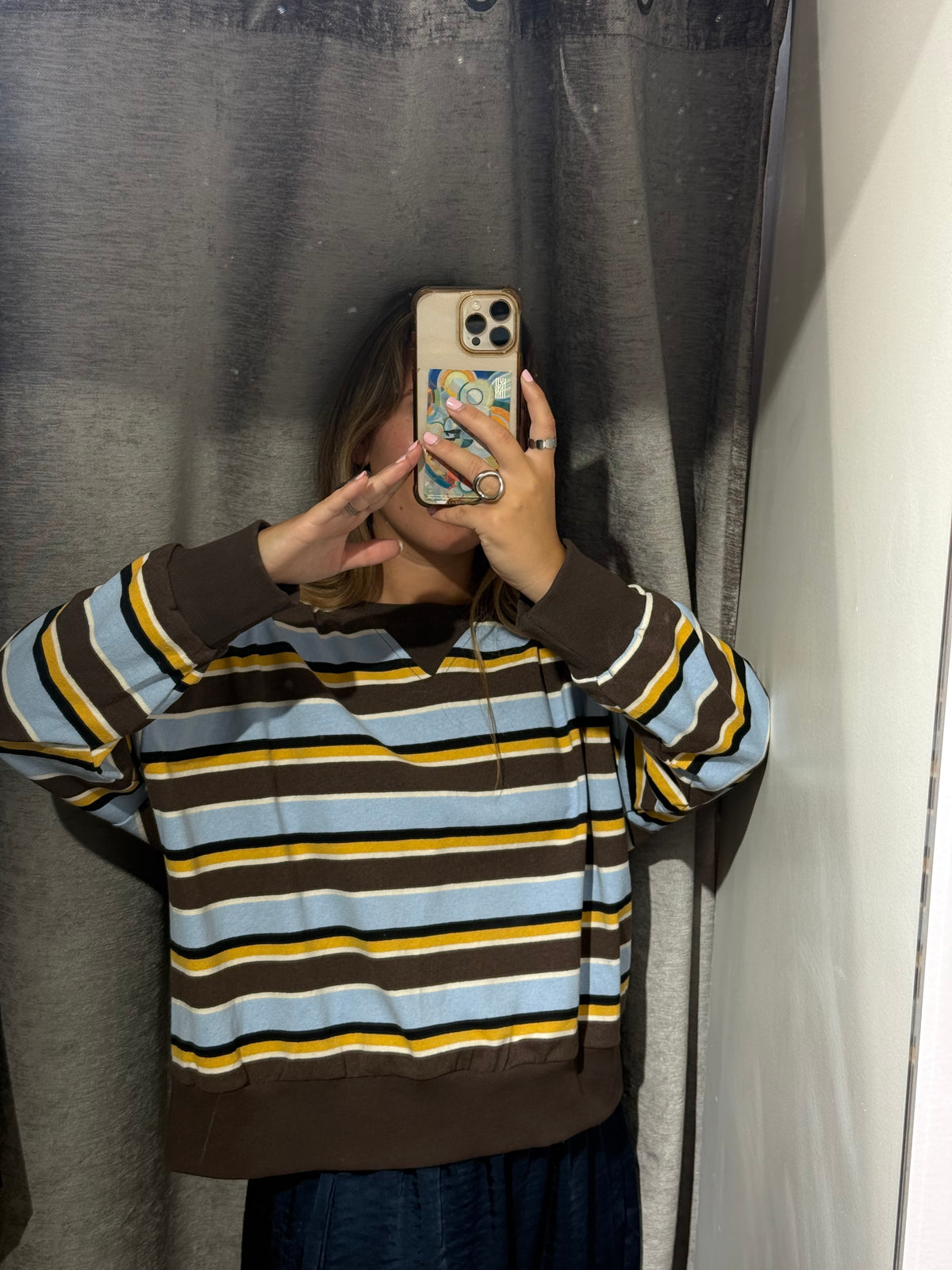 Sudadera Rayada