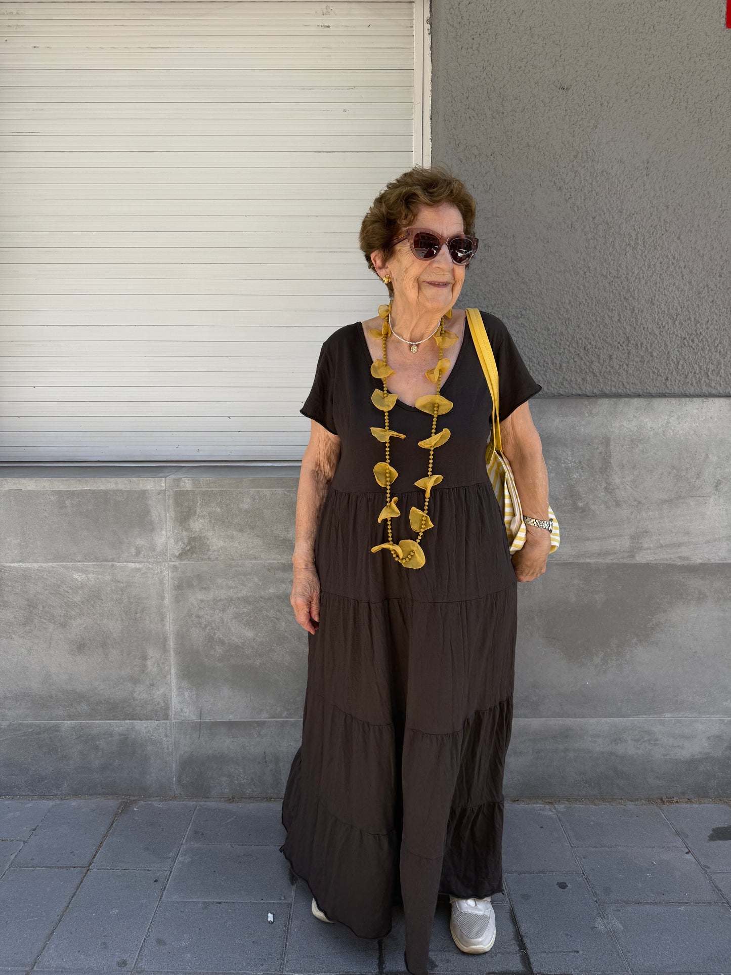 Vestido Algodón Franjas