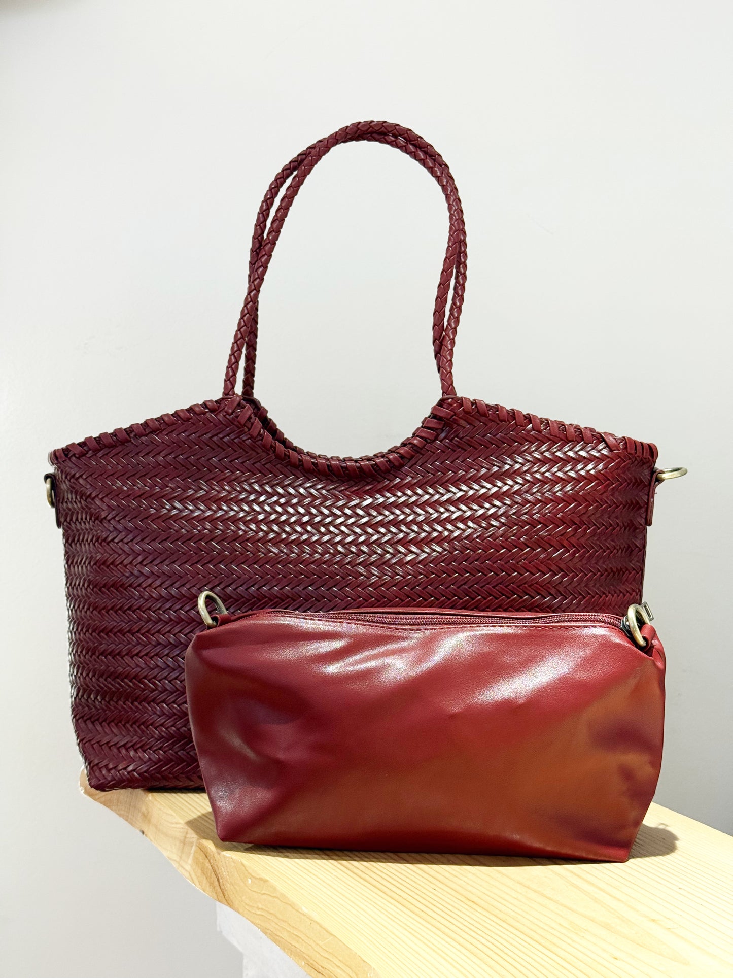 Bolso Trenzado Polipiel