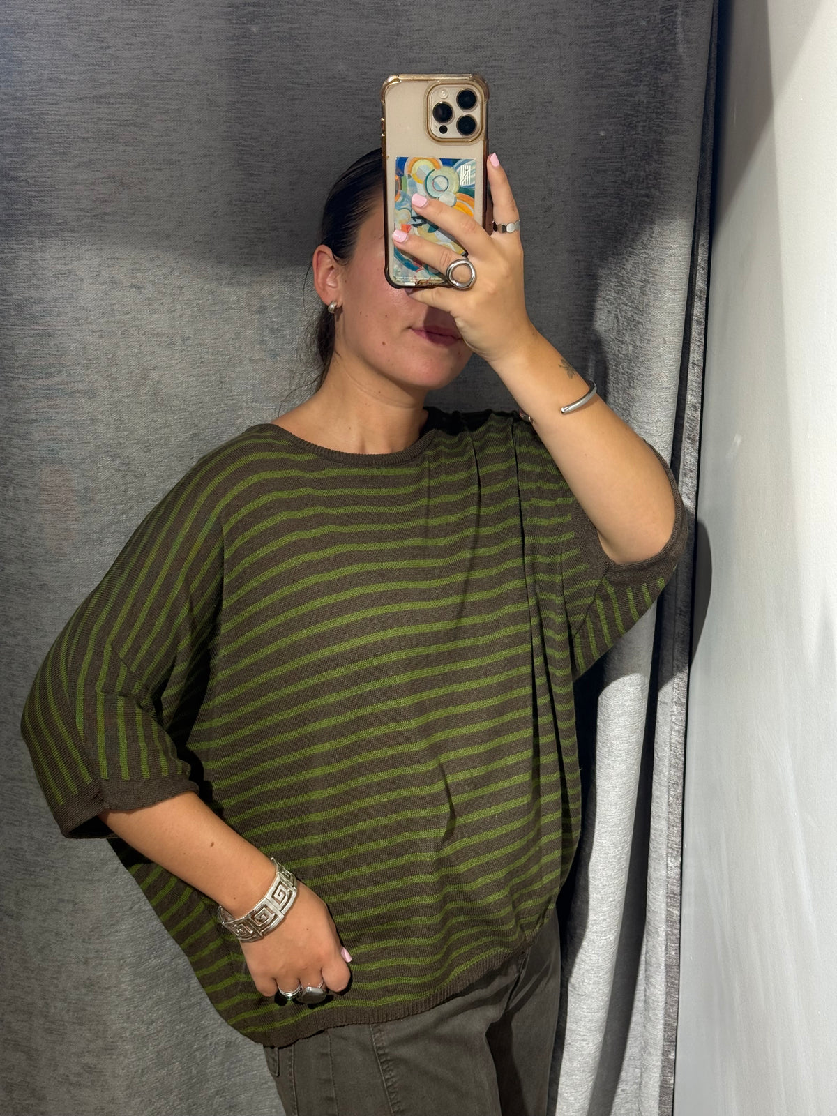Jersey Manga Corta Rayas