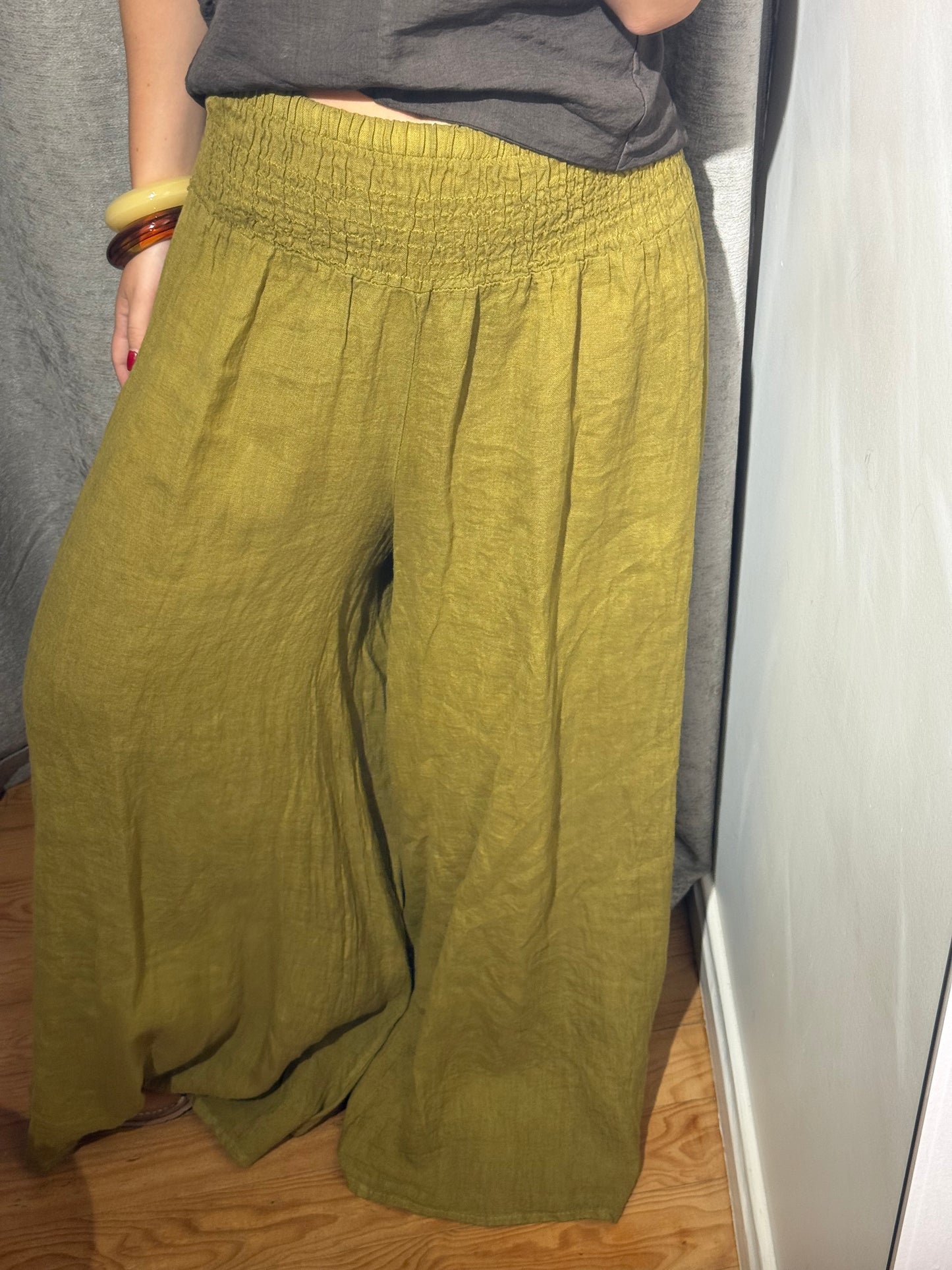 Pantalón Lino ancho