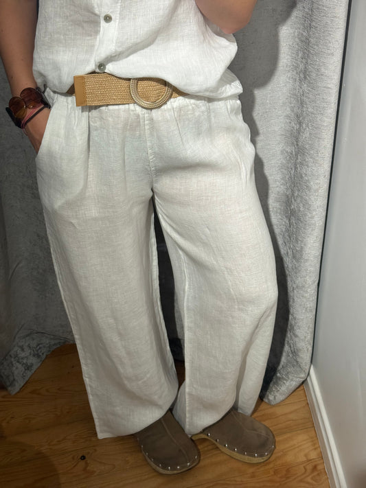 Pantalón Lino Largo