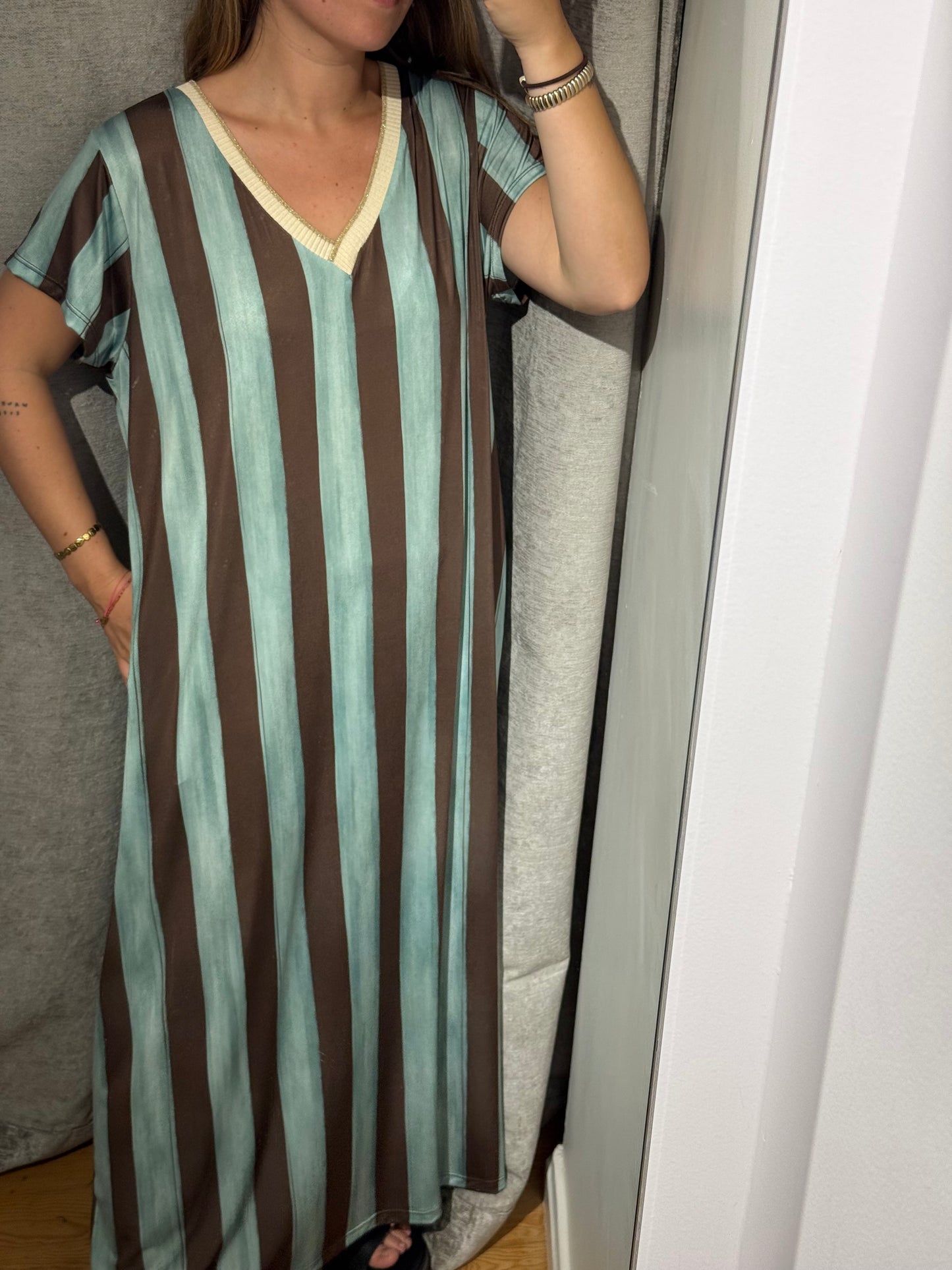 Vestido Large Rayas